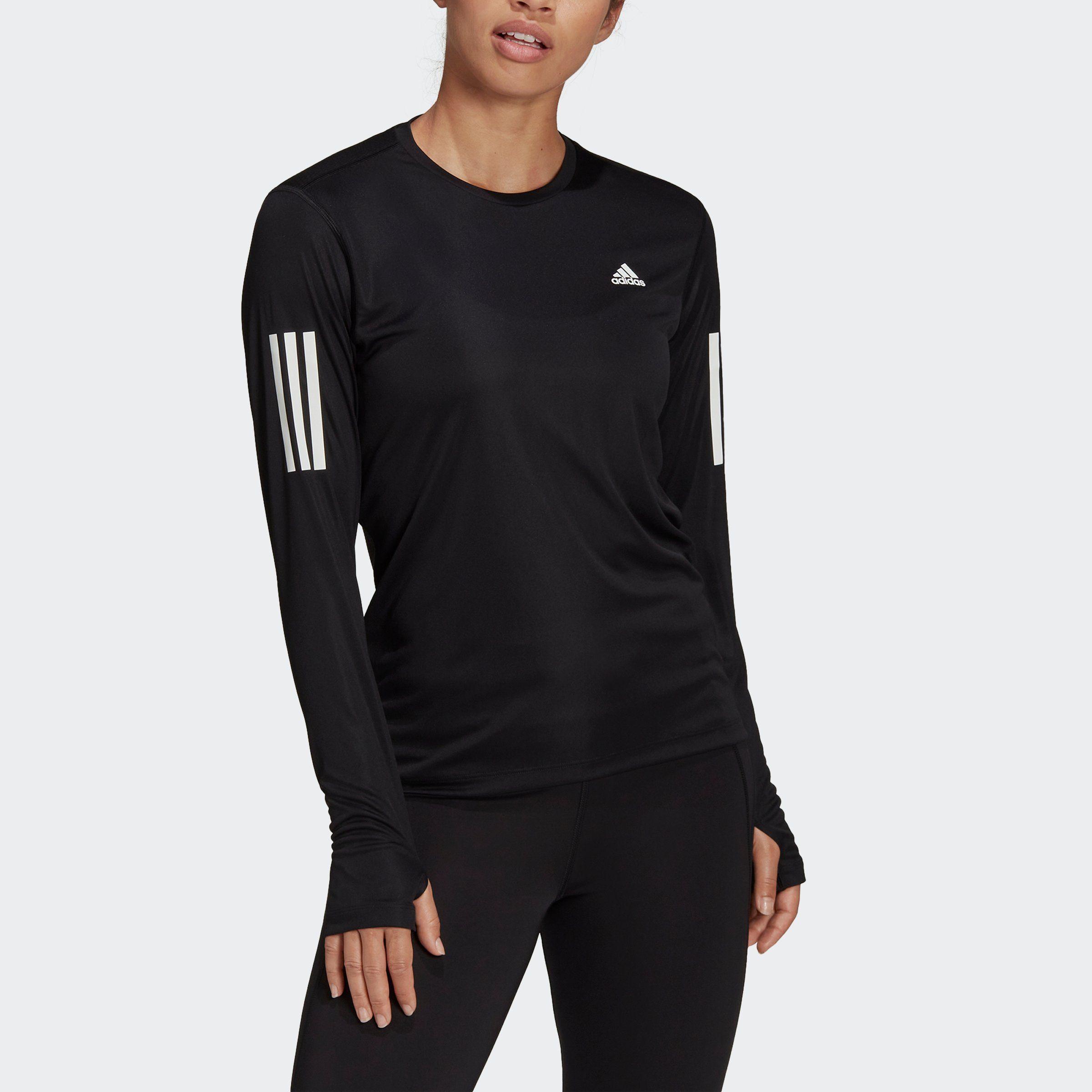 OWN adidas THE LONGSLEEVE Performance RUN Laufshirt Black