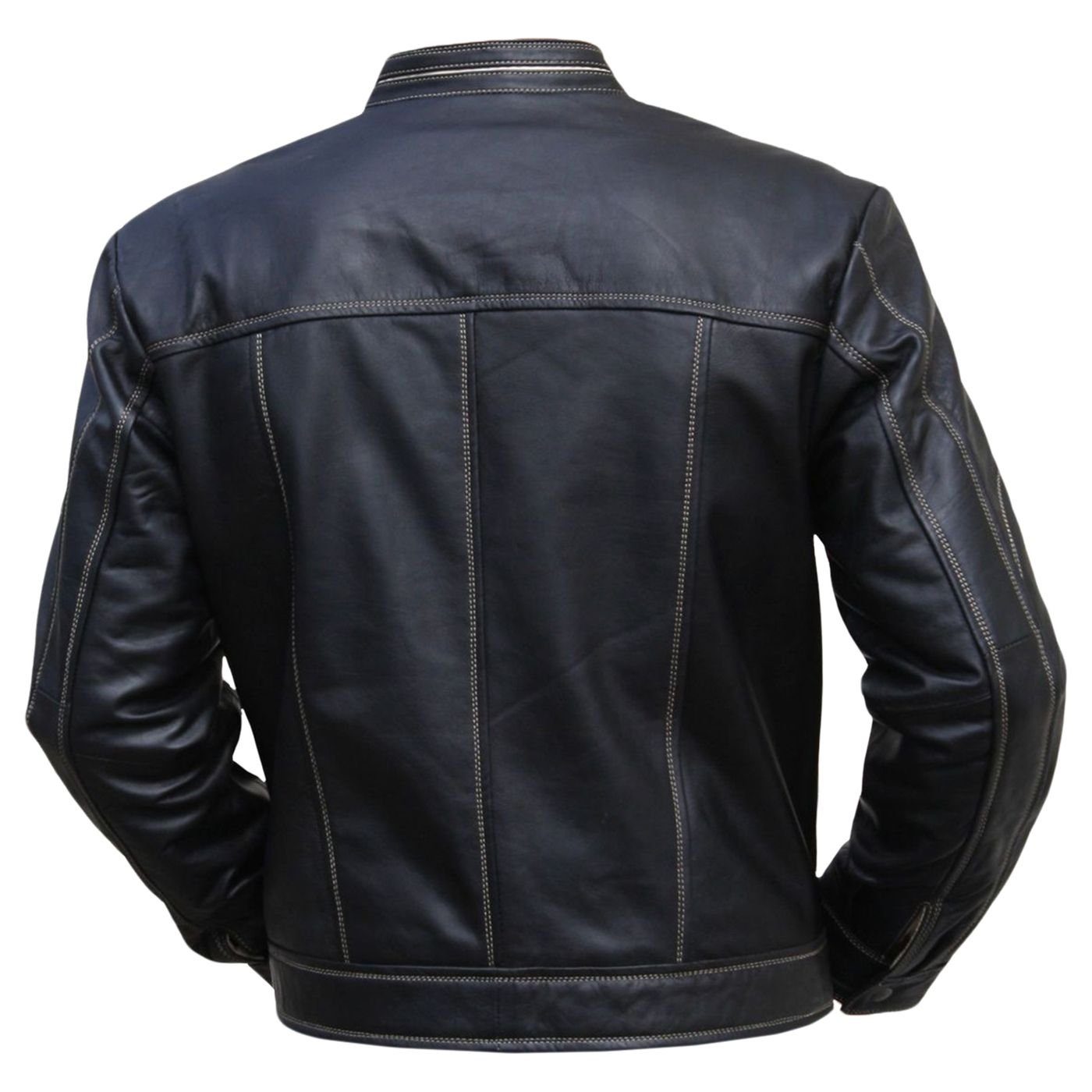 Wear Lederjacke aus 508J German Jacke Leder Trend Schwarz Lederjacke Lammnappa