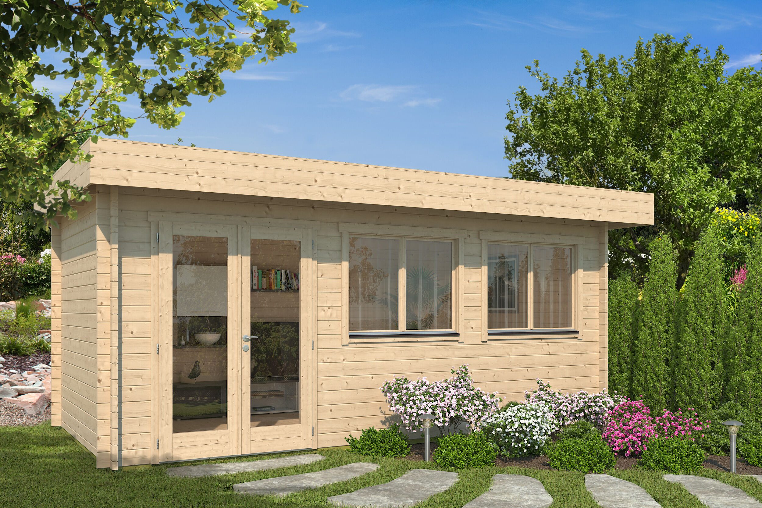 Fjordholz Gartenhaus Kurt 44 B