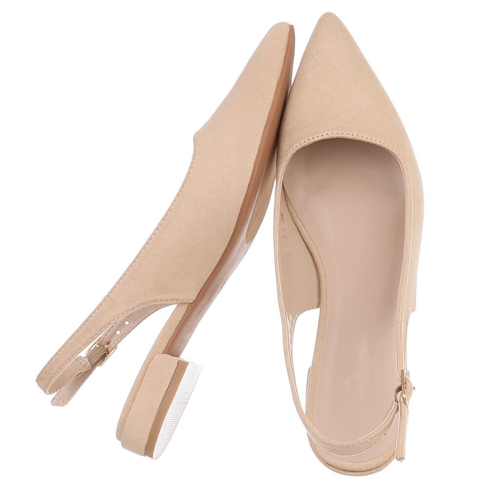 Ital-Design Eleganter Slingback Schuh mit verstellbarem Riemen Schnürpumps günstig online kaufen