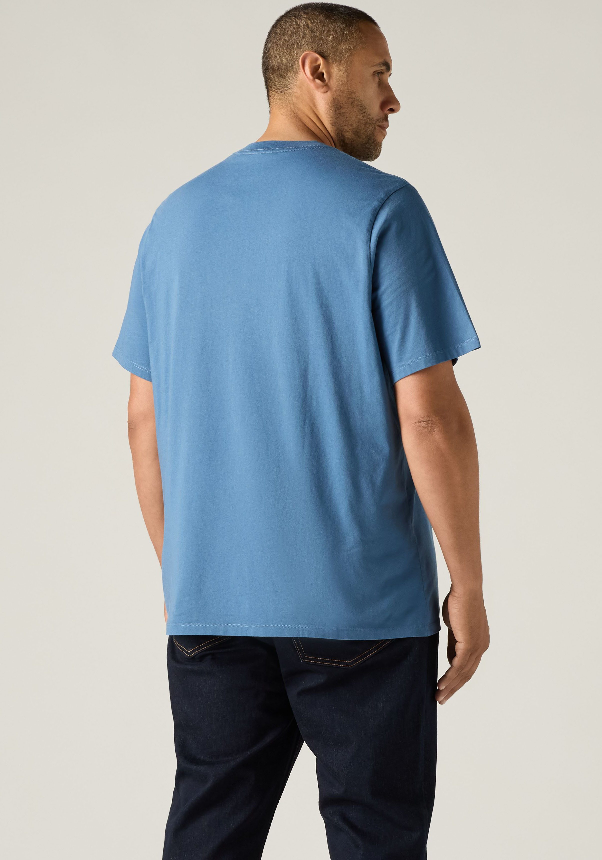 Levi's® Plus T-Shirt LSE B&T BIG GRAPHIC TEE mit Logostickerei auf der Brust