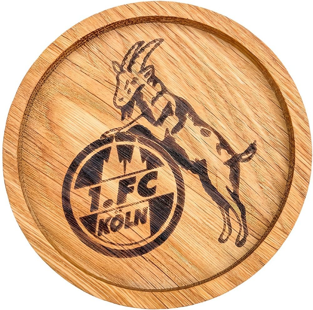 1. FC Köln Becheruntersetzer Holzuntersetzer Logo