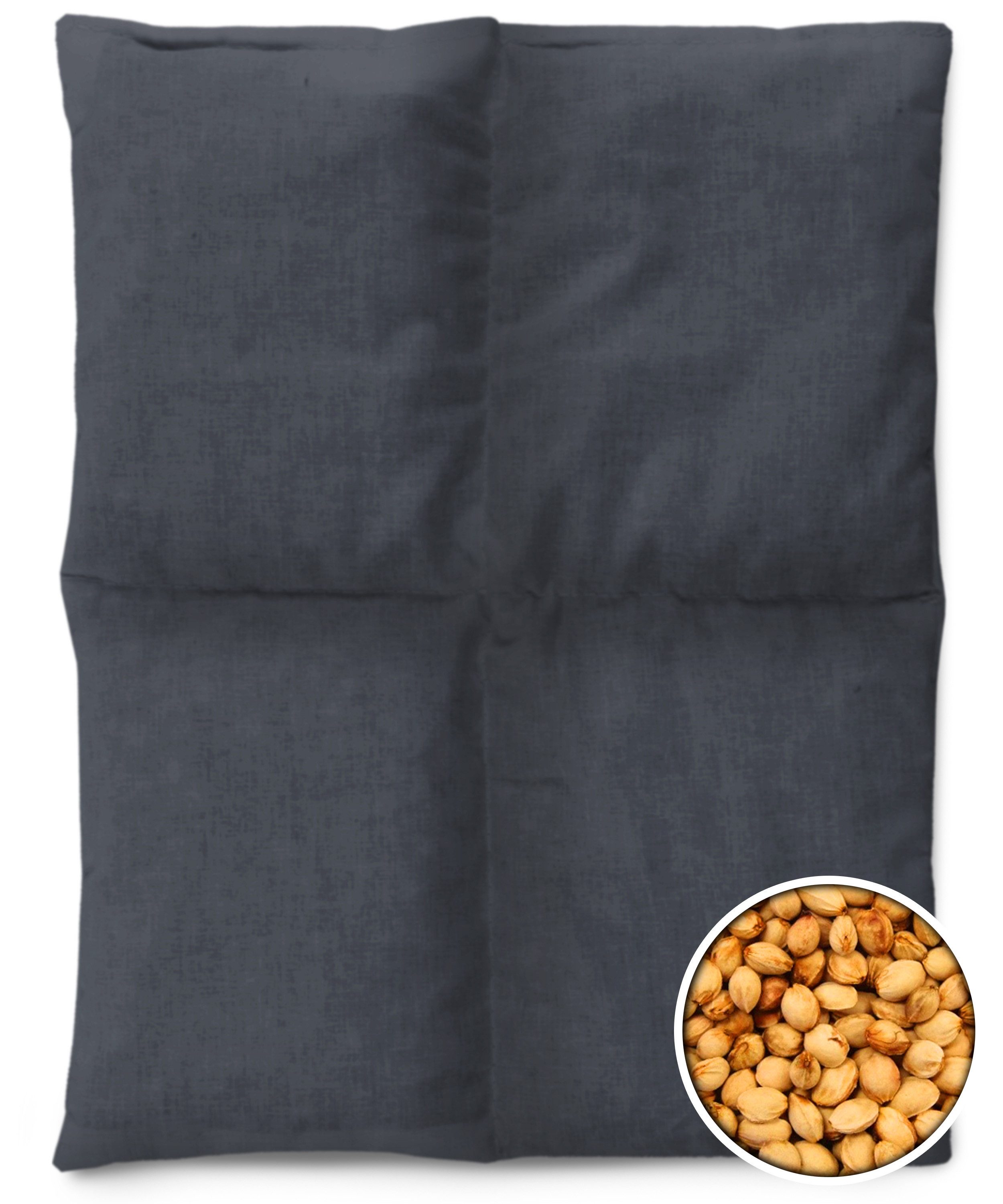 Amilian Kirschkernkissen für Mikrowelle 30x23 cm - Wärmekissen - Kältekissen, Füllung: 100% Kirschkerne, Wärmekompresse - Kirschkernkissen Nacken Schulter, Körnerkissen für Wärme- und Kälteanwendungen