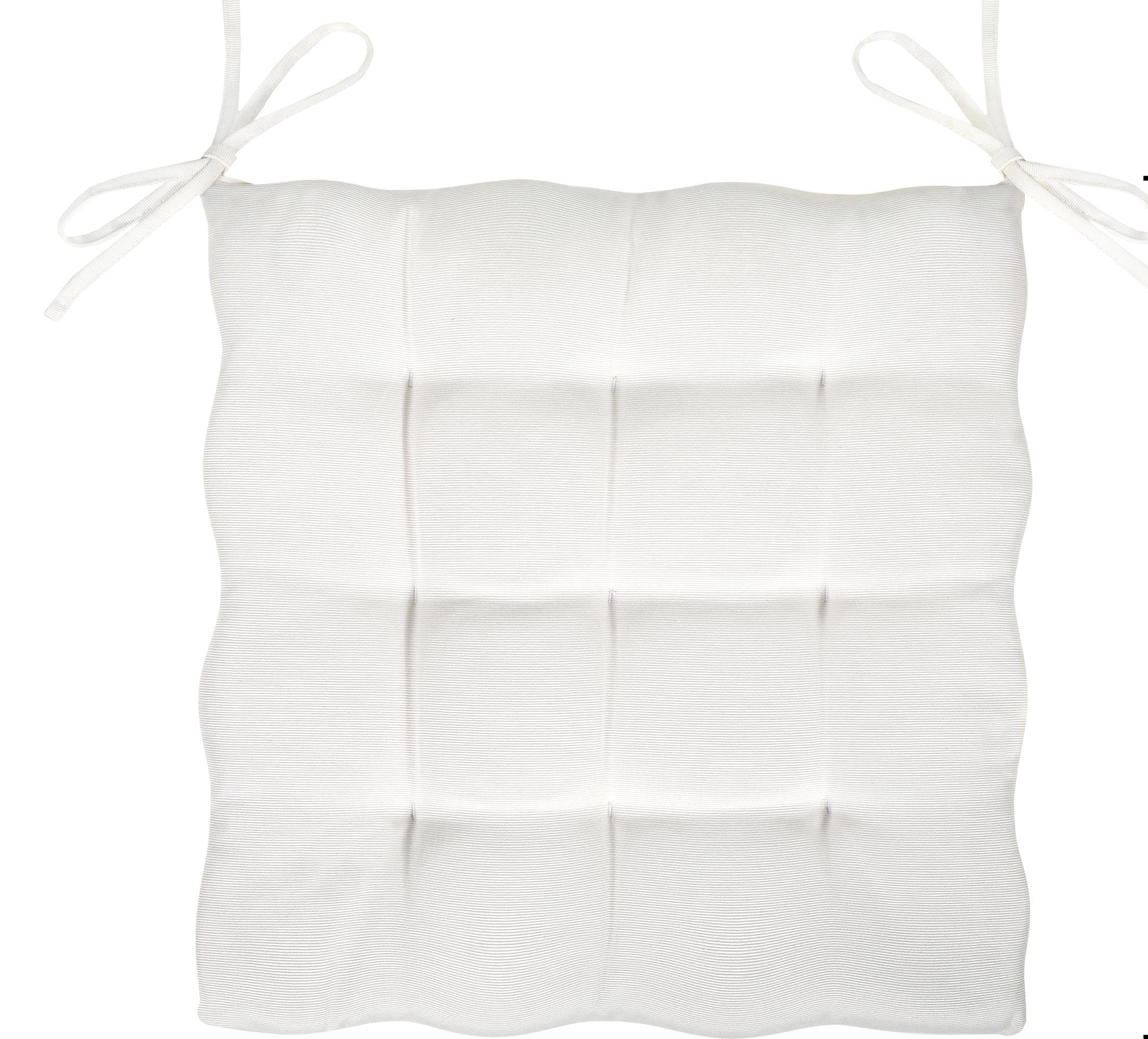 GREEN MARK Textilien Sitzkissen 4er-Set Stuhlkissen 40x40cm, Indoor und Outdoor, weich gefüllt