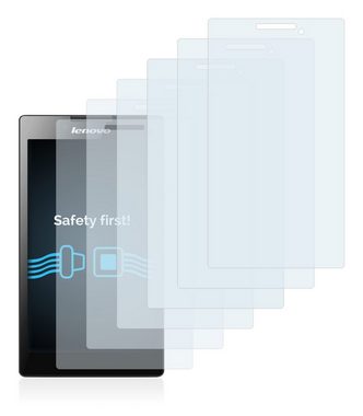 Savvies Schutzfolie für Lenovo Tab 2 A7-20, Displayschutzfolie, 6 Stück, Folie klar