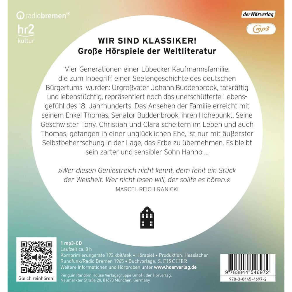 Der HörVerlag Hörspiel Buddenbrooks