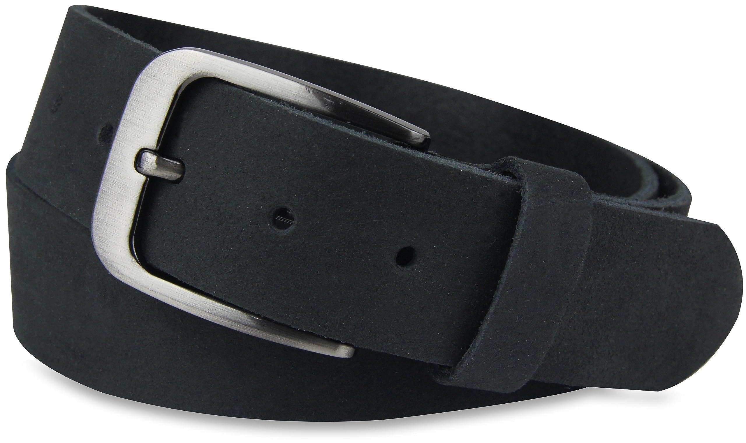 Fomax Ledergürtel Stilvoller Herren Veloursledergürtel, 3,8 cm breit mit ed günstig online kaufen