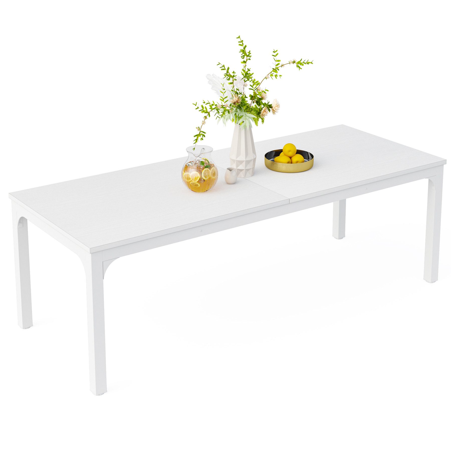 Tribesigns Esstisch 200cm Holz-Esstisch für 8-10, Industrieller rechteckige günstig online kaufen