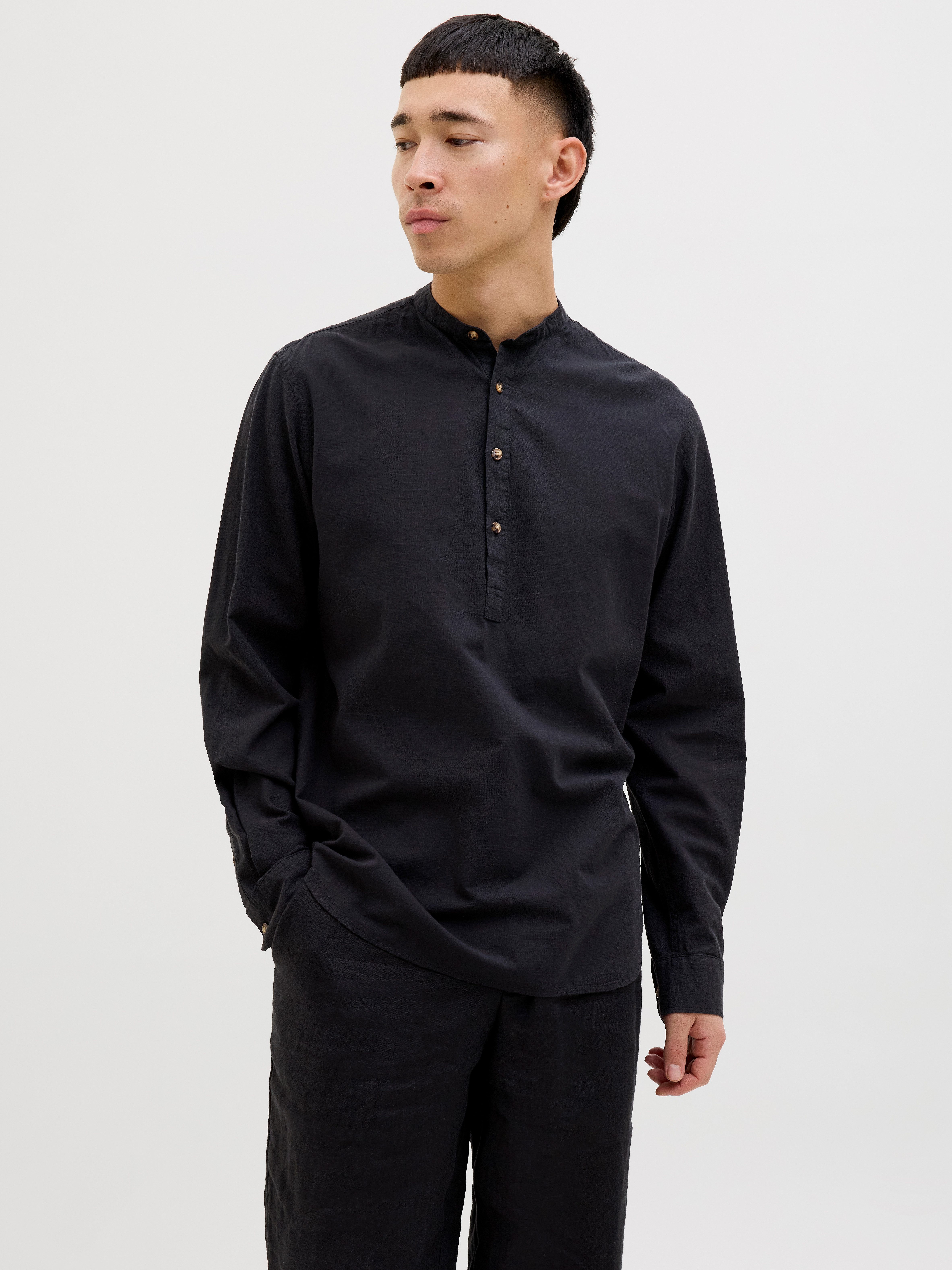 Jack & Jones Langarmhemd JJESUMMER HALF günstig online kaufen