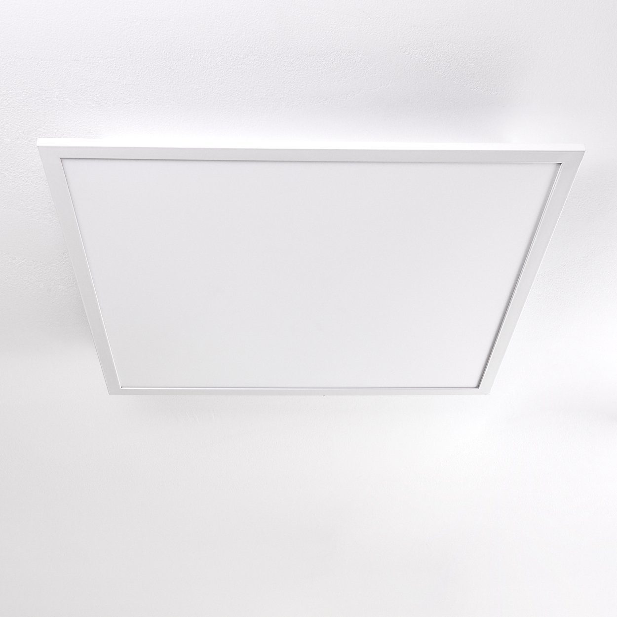 Weiß, aus hofstein Kelvin, 6000 Sprachsteuerung LED Lumen, dimmbare Deckenpanel, 480-4800 Panel Smartphone-App, »Vacil« Panel Aluminiumin