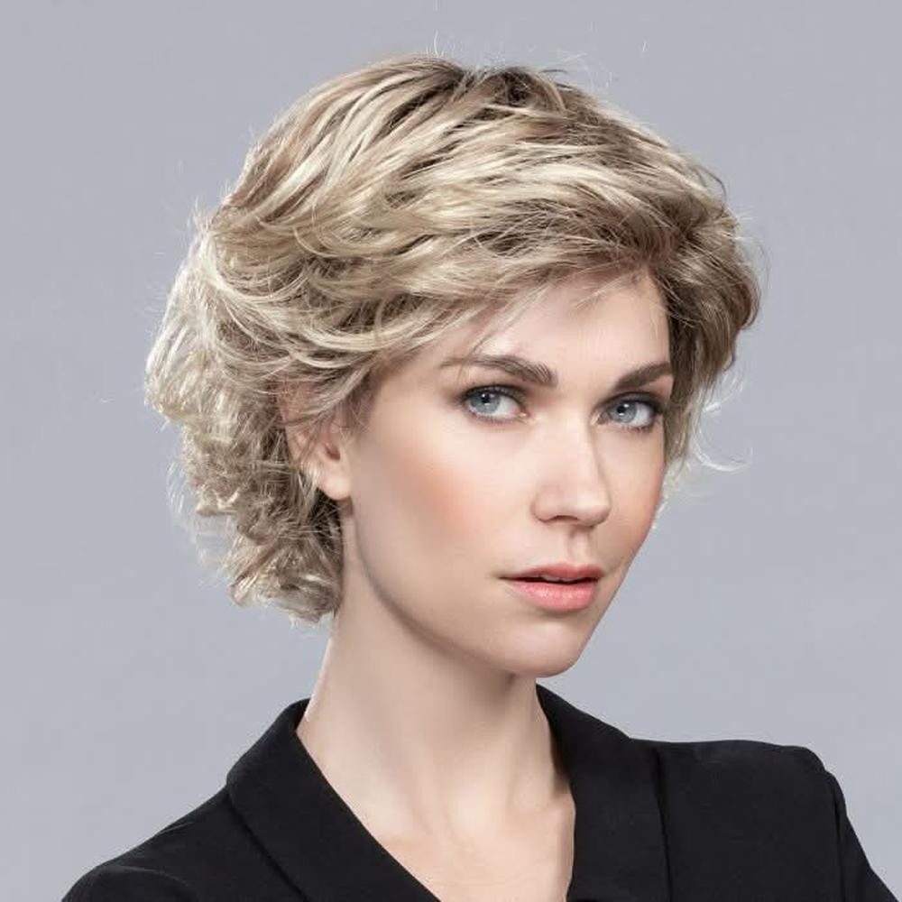 Ellen Wille Kunsthaarperücke Ellen Wille Daily Mono, Natürlicher Kurz-Shag mit Monofilament-Top und Lace-Front bei 68g.