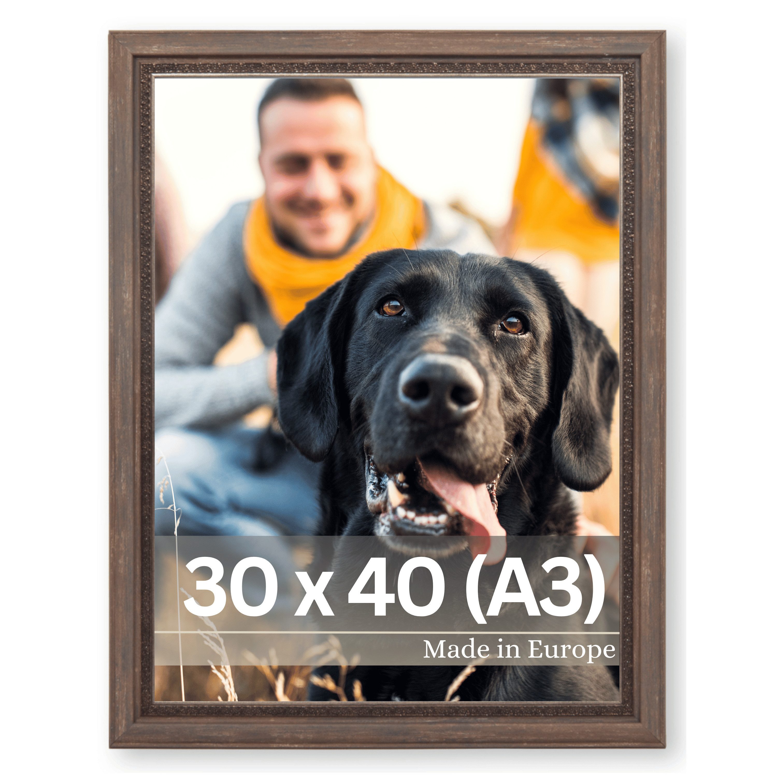 Victor (Zenith) Bilderrahmen Boho, Bilderrahmen Braun 30x40 cm (A3), Bilder günstig online kaufen