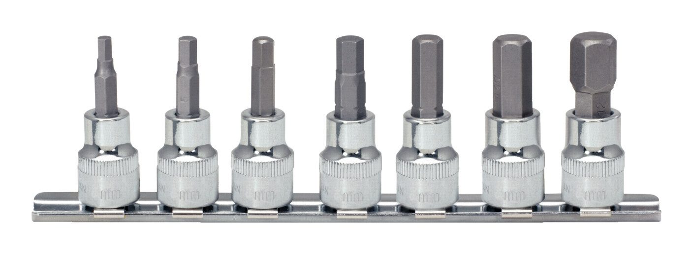 KS Tools 1/4 Zoll Bit-Stecknuss – Innensechskant 5 Mm, Verchromt, Profiqualität