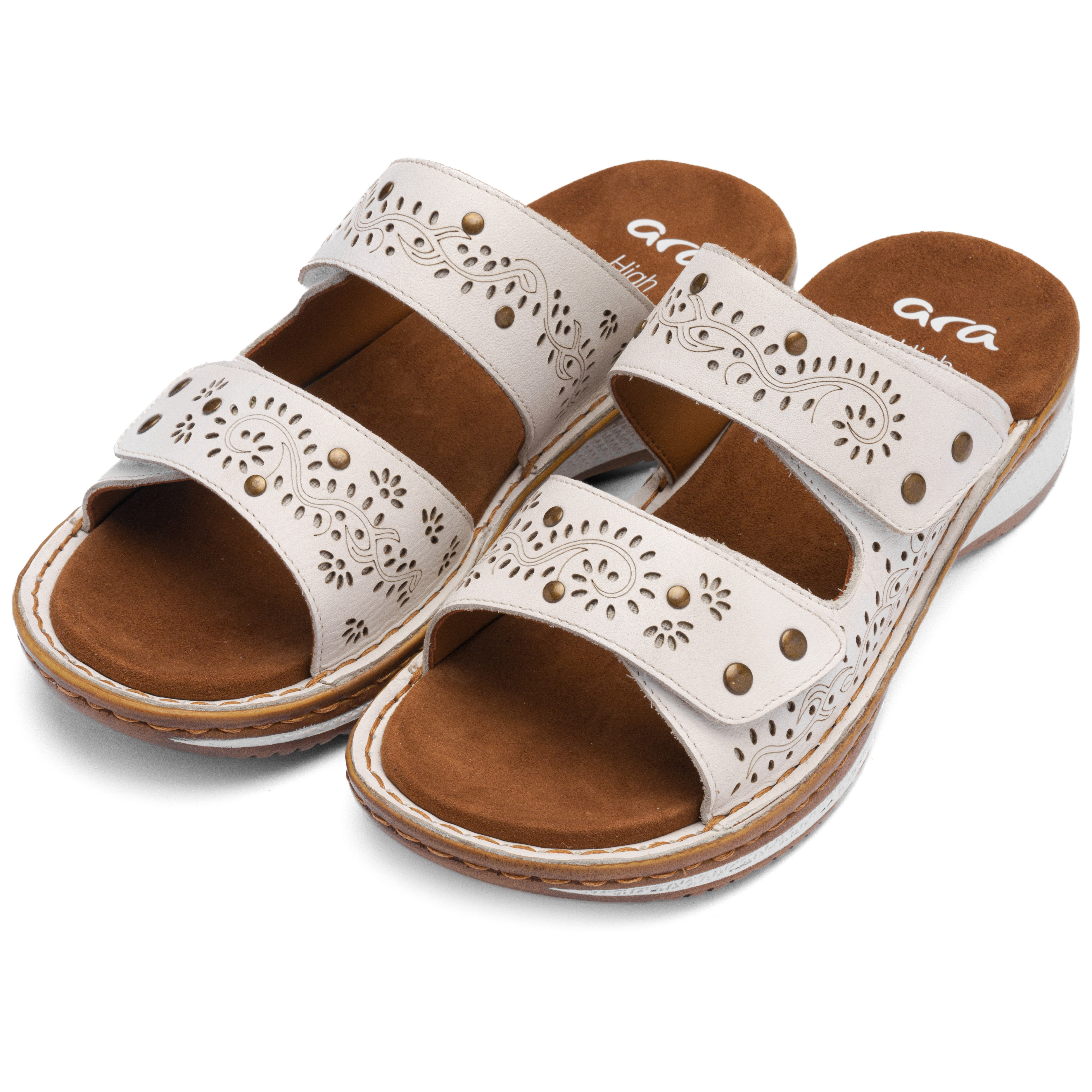 Ara HAWAII Pantolette Keilabsatz, Schlupfschuh, Sommerschuh, in G-Weite (weit)