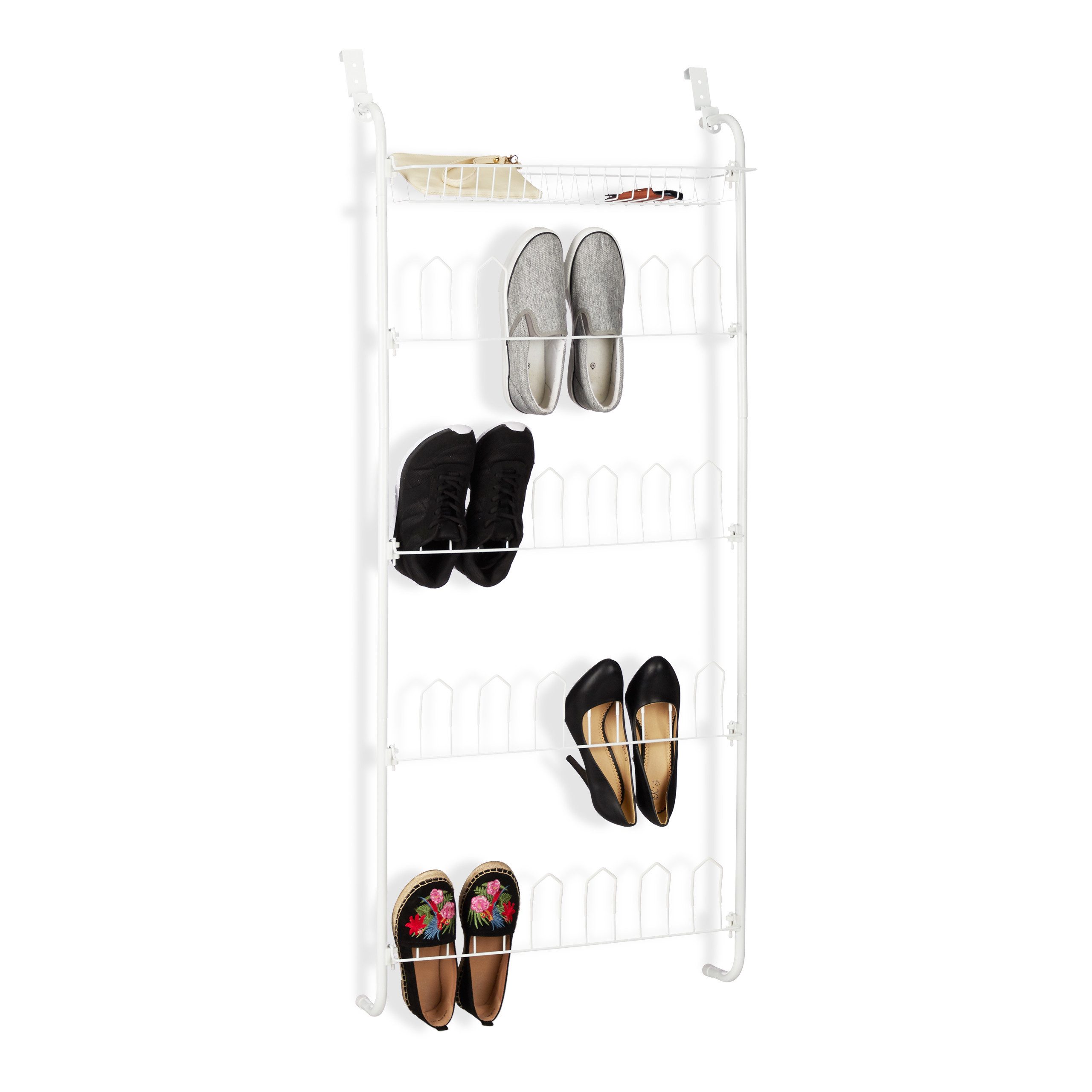 relaxdays Schuhregal Tür-Schuhregal für 12 Paar günstig online kaufen