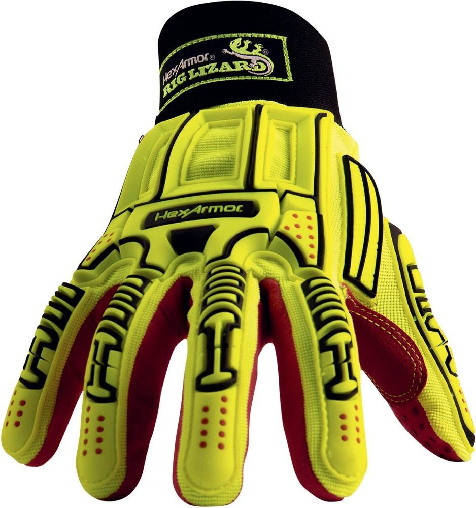 HexArmor Arbeitshandschuh-Set Schutzhandschuh Hexarmor Rig Lizard