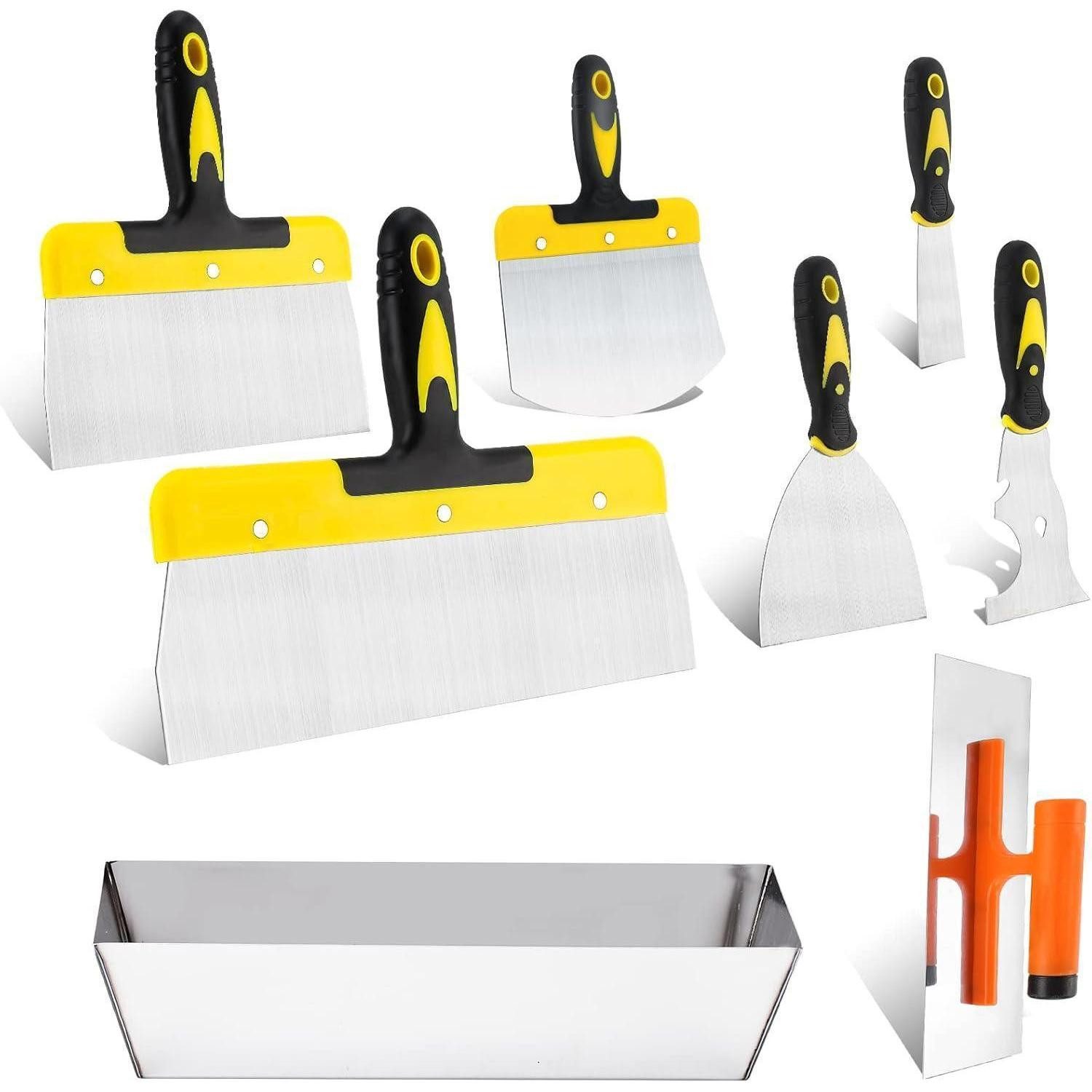 LuxusKollektion Malerspachtel Spachtel Tapetenspachtel Glättkelle Spachtelkasten Spachtel Set (1-St)