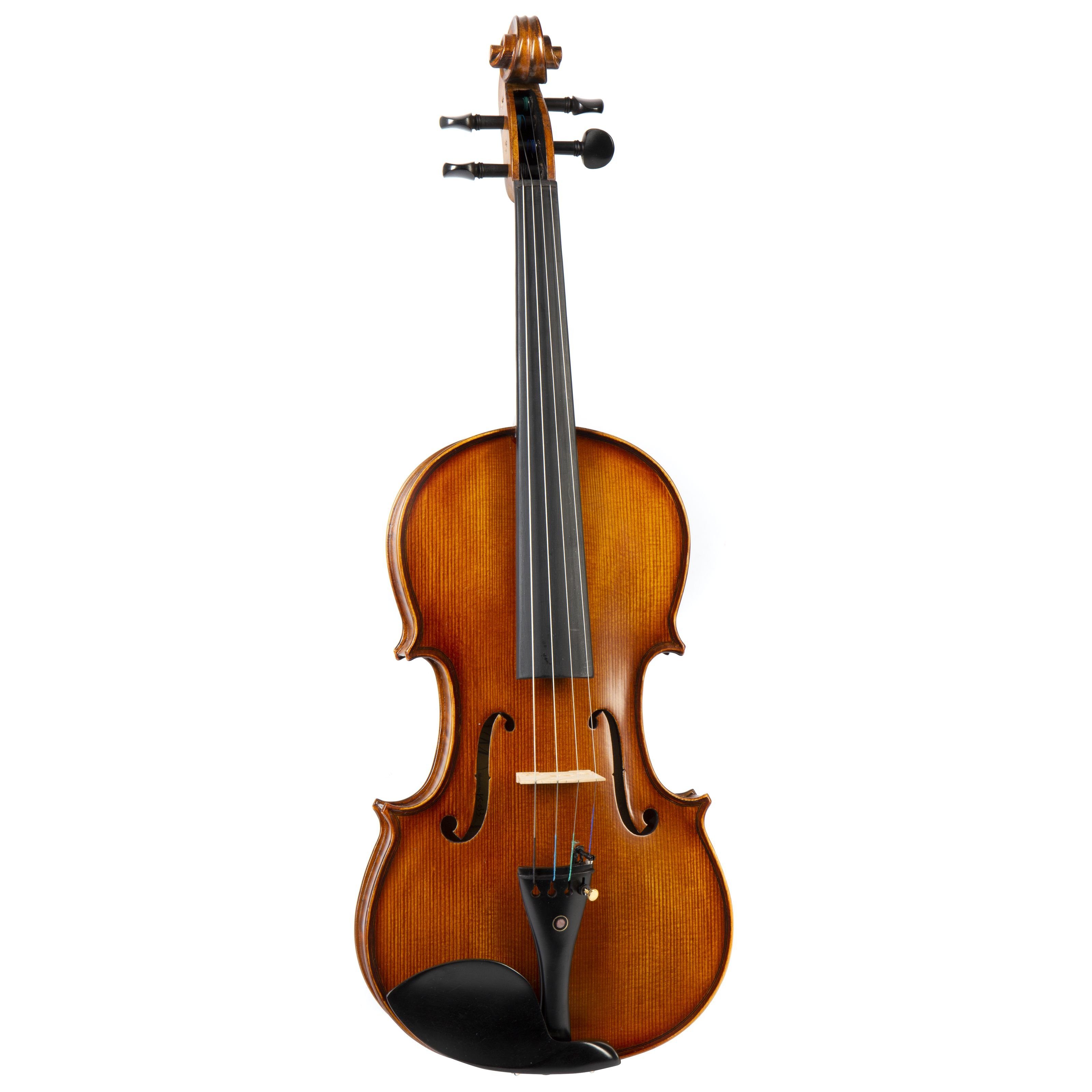 Monzani Violine, Legato 31 4/4 Violinset Vollmassive Violine AA-Qualität Fichtendecke Riegelahorn-Korpus Ebenholz Griffbrett Guarneri Kinnhalter Ebenholz Saitenhalter mit Feinstimmer Inklusive Rechteckkoffer Bogen Kolophonium, Violinen / Geigen, Akustische Violinen, Legato 31 Violinset, Vollmassive Violine, AA-Qualität Fichtendecke