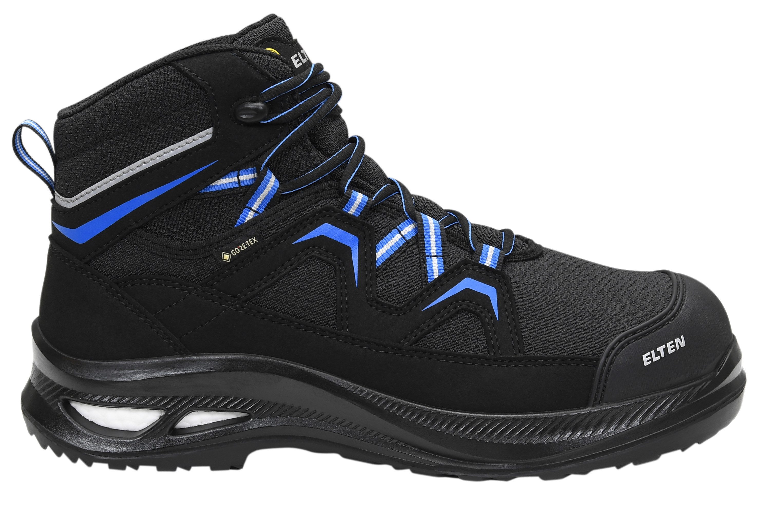 ELTEN FRY XXG Pro GTX® black-blue Mid ESD S3 Sicherheitsstiefel (Schuhkarton, Paar)