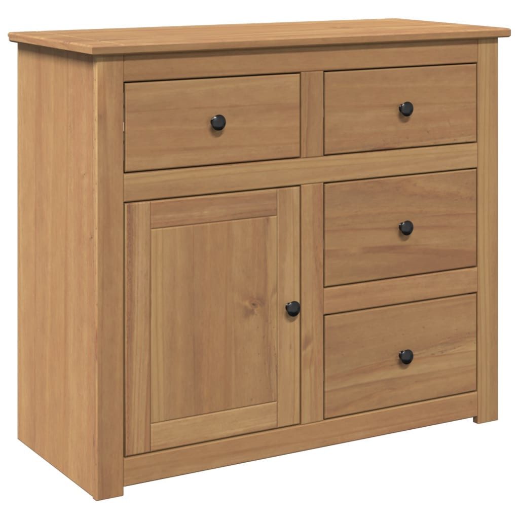 vidaXL Sideboard Sideboard mit Schubladen Panama 93x40x80 cm Massivholz Kie günstig online kaufen