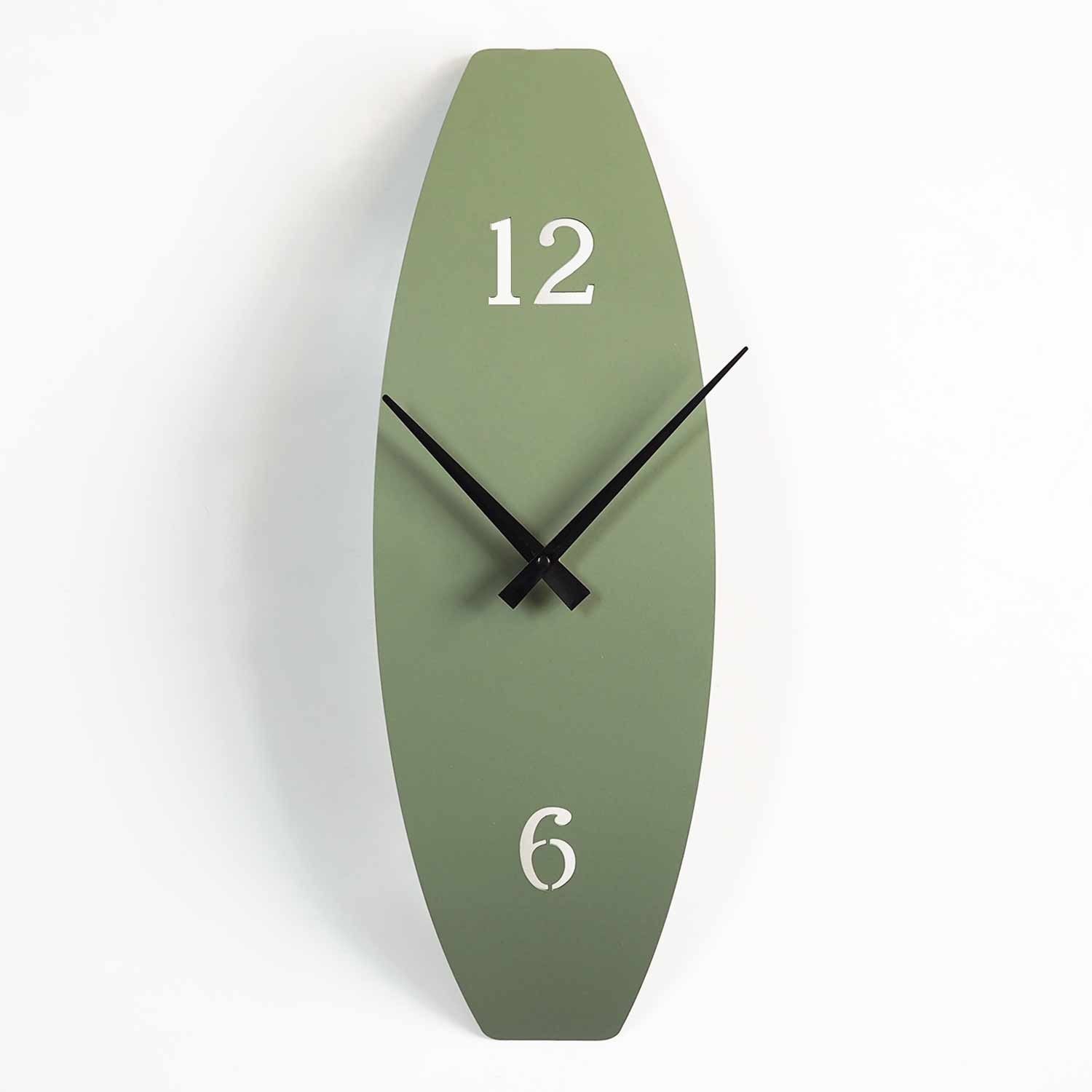 Wallity Wanduhr 100% STEEL (Thickness: 1 mm), 15 x 46 cm P1222