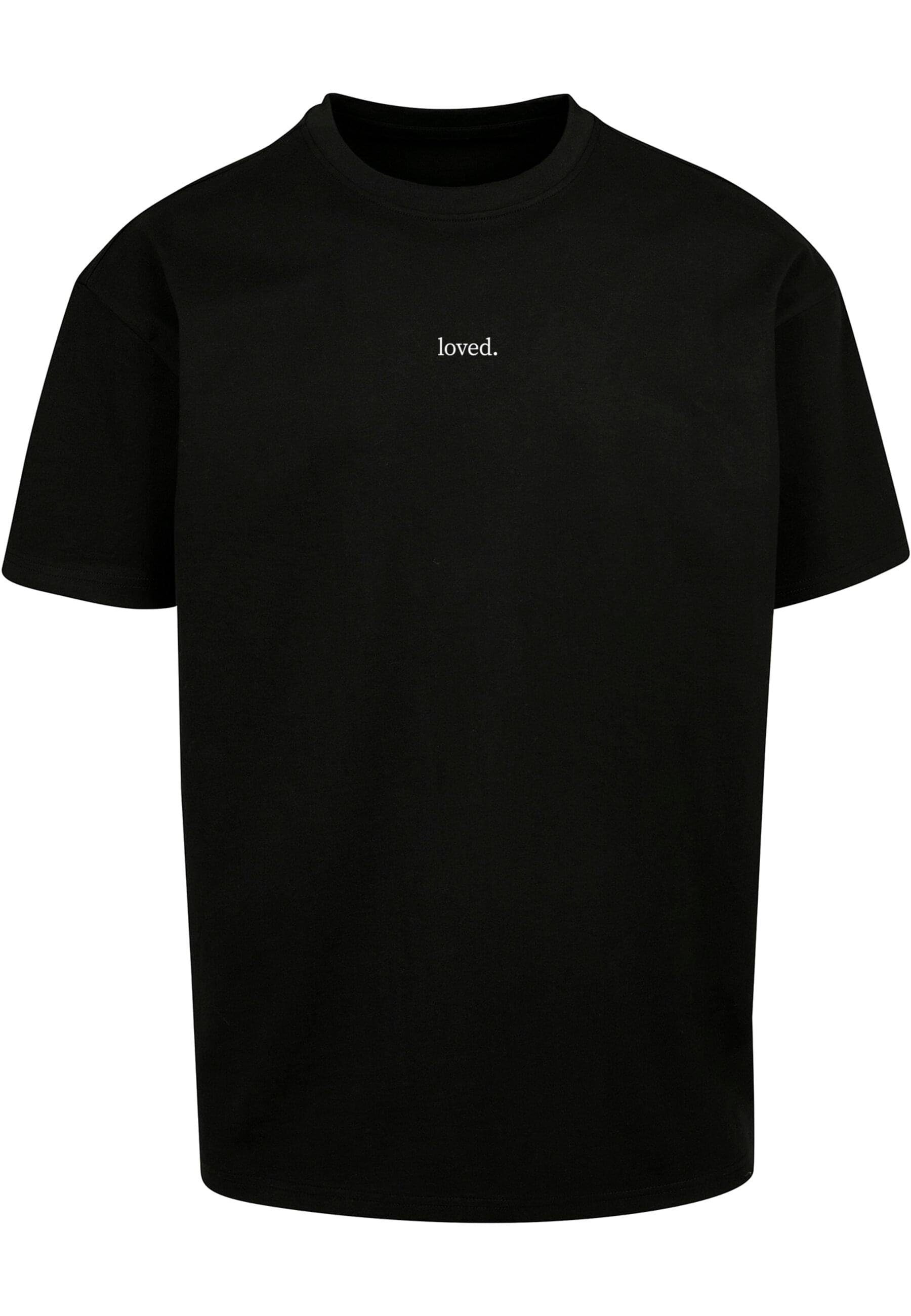 Merchcode T-Shirt Herren black Heavy Love Tee (1-tlg) Oversized