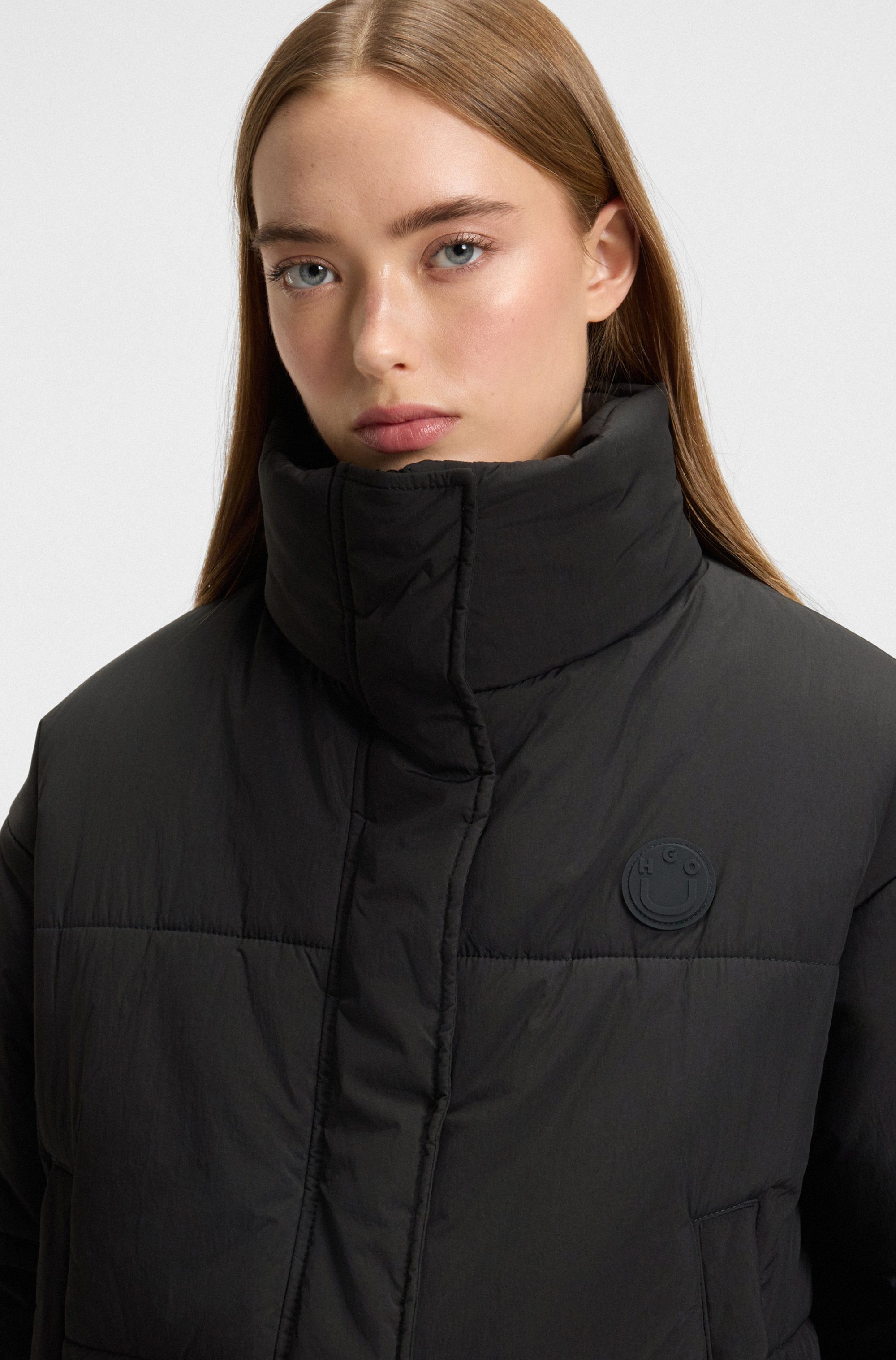 HUGO Blue Steppjacke Faren Relaxed Fit, mit verstellbarem Saum günstig online kaufen