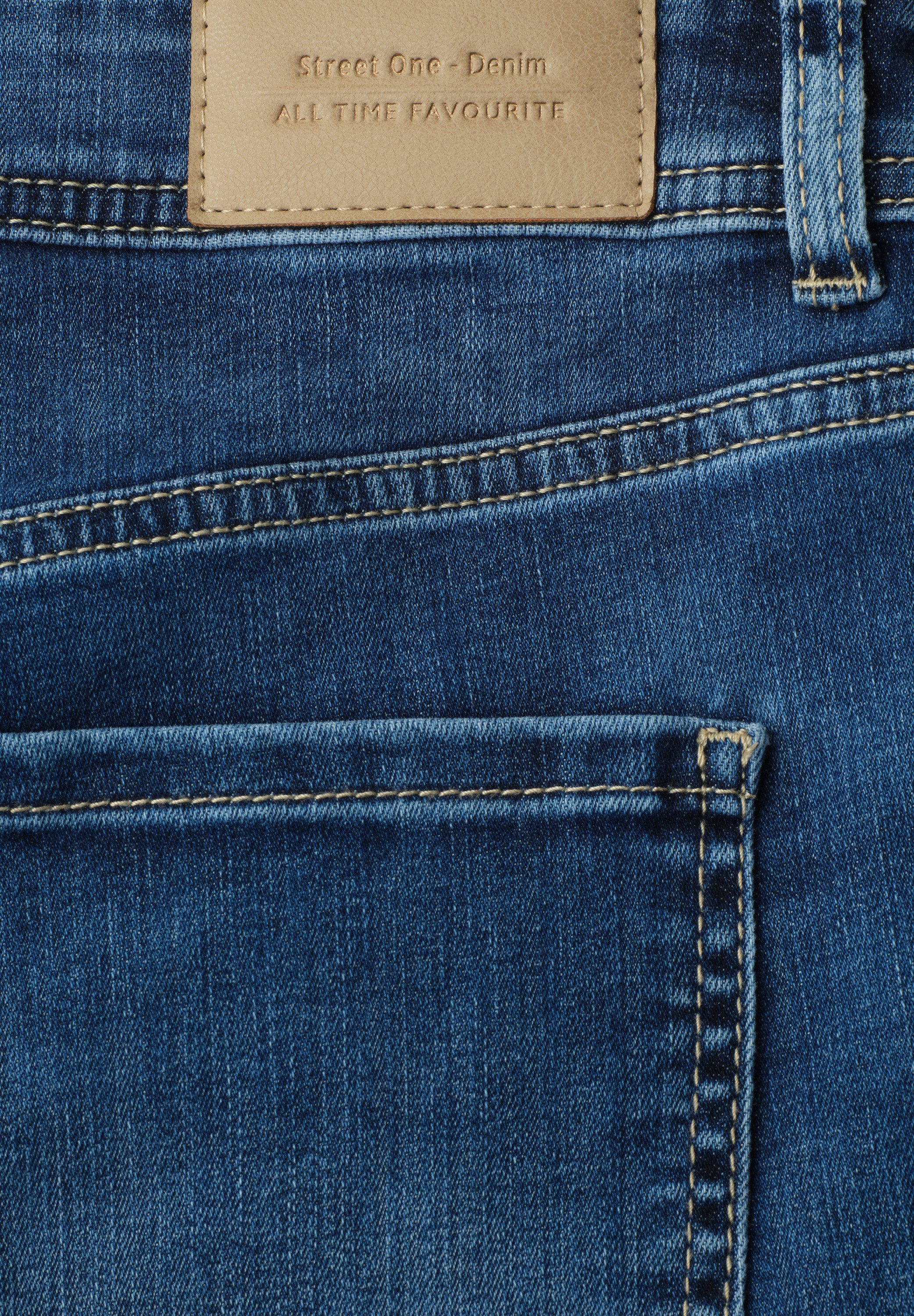 STREET ONE Slim-fit-Jeans Middle Waist