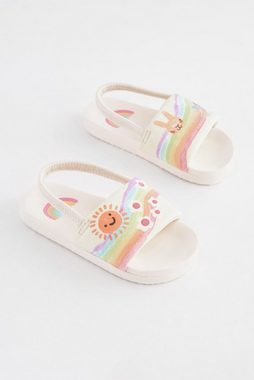 Next Slipper mit Regenbogenmotiv Pantolette (1-tlg)