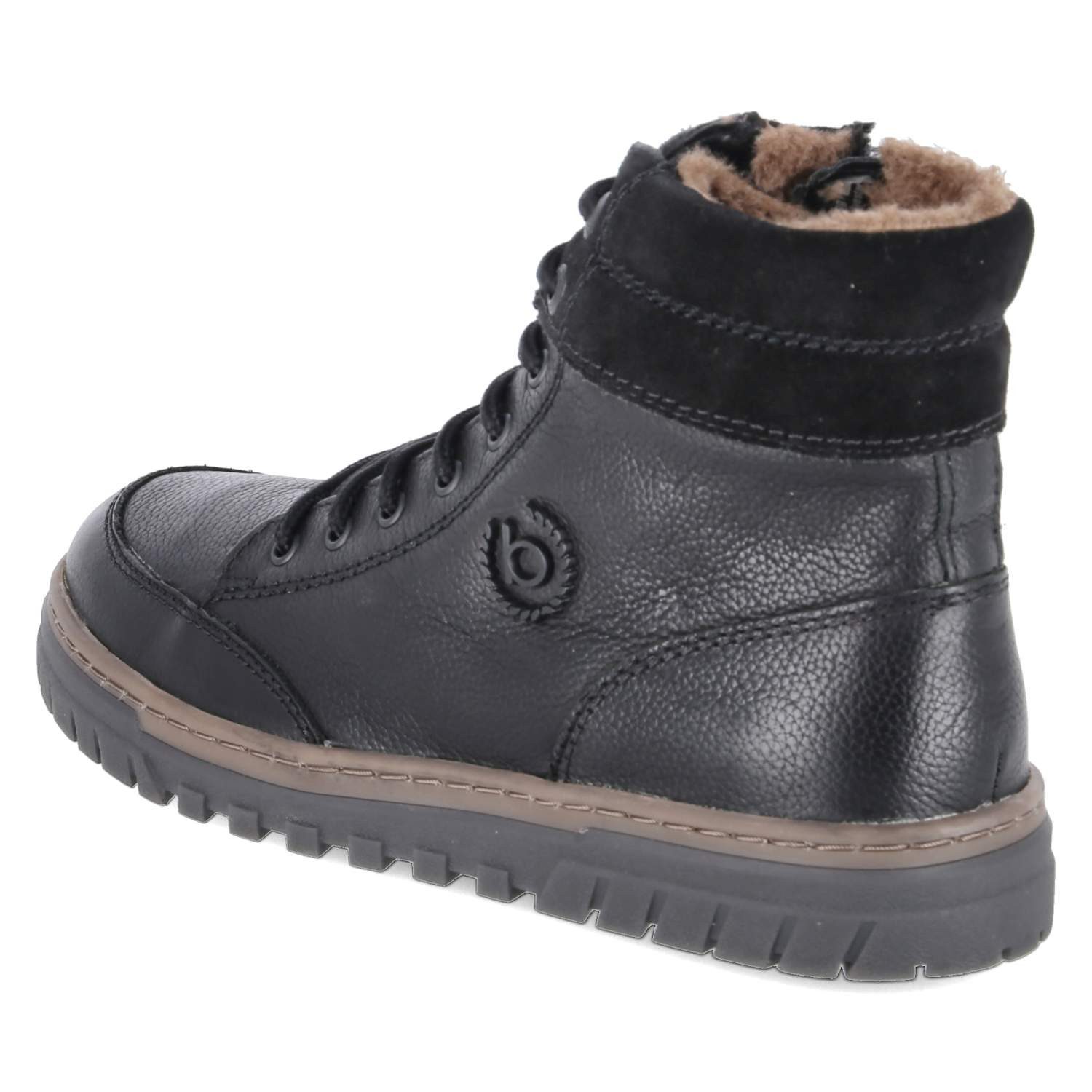 bugatti Bugatti 321AUE501500-1000 Herren Leder black Schnürstiefel