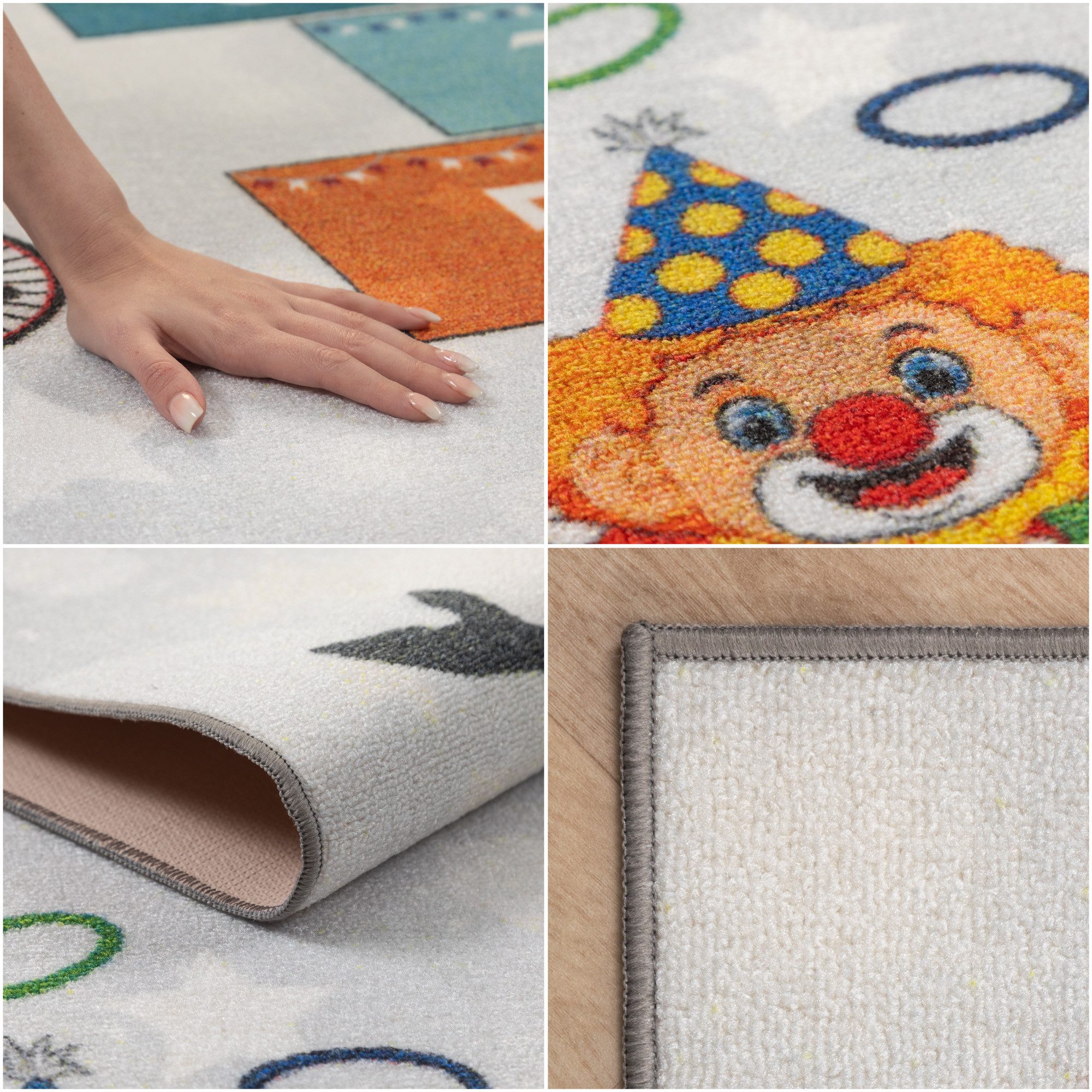 Carpettex Kinderteppich Himmel und Hölle, Rechteckig, Höhe: 7 mm, Teppich K günstig online kaufen