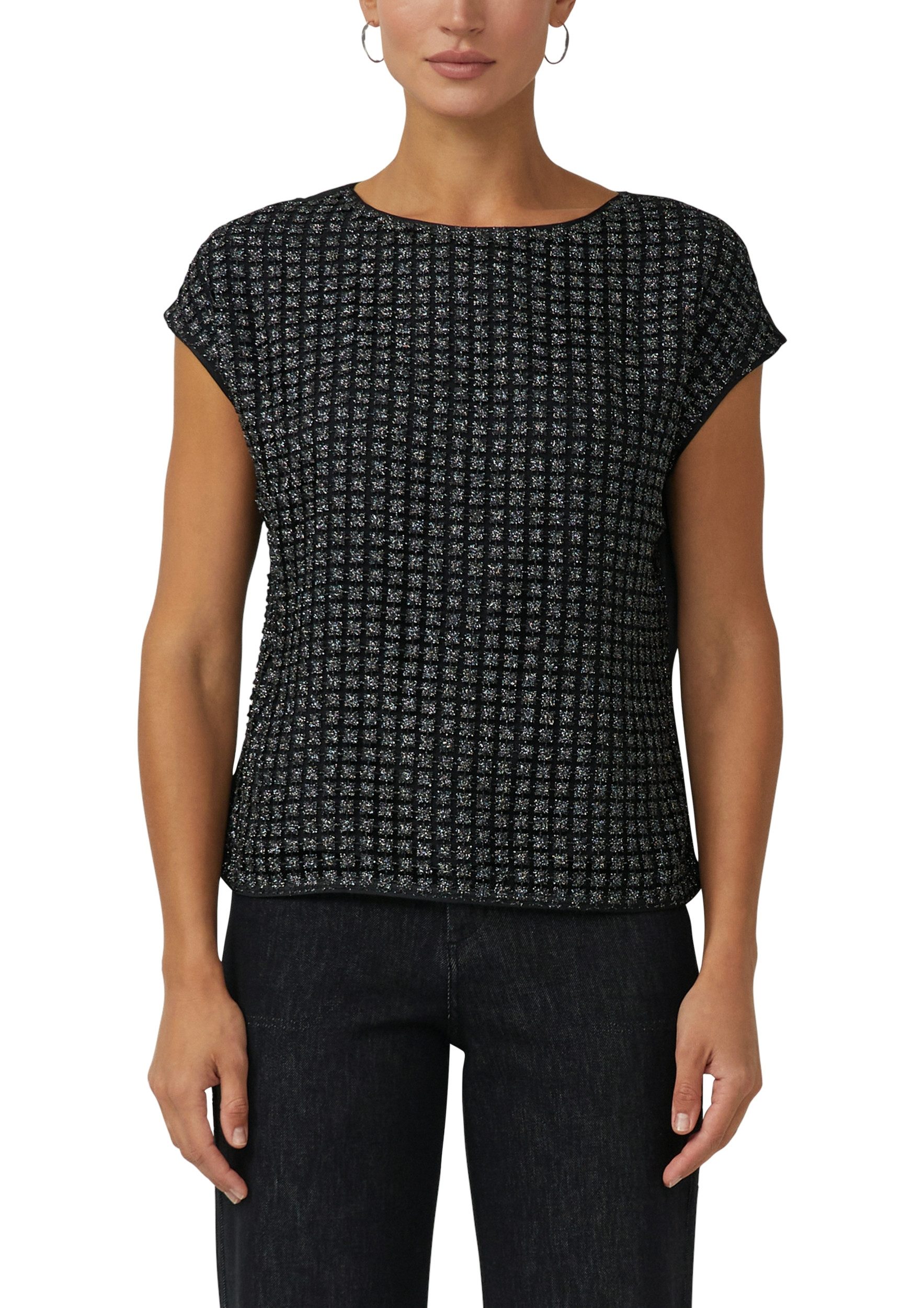 s.Oliver BLACK LABEL Kurzarmbluse Bluse günstig online kaufen