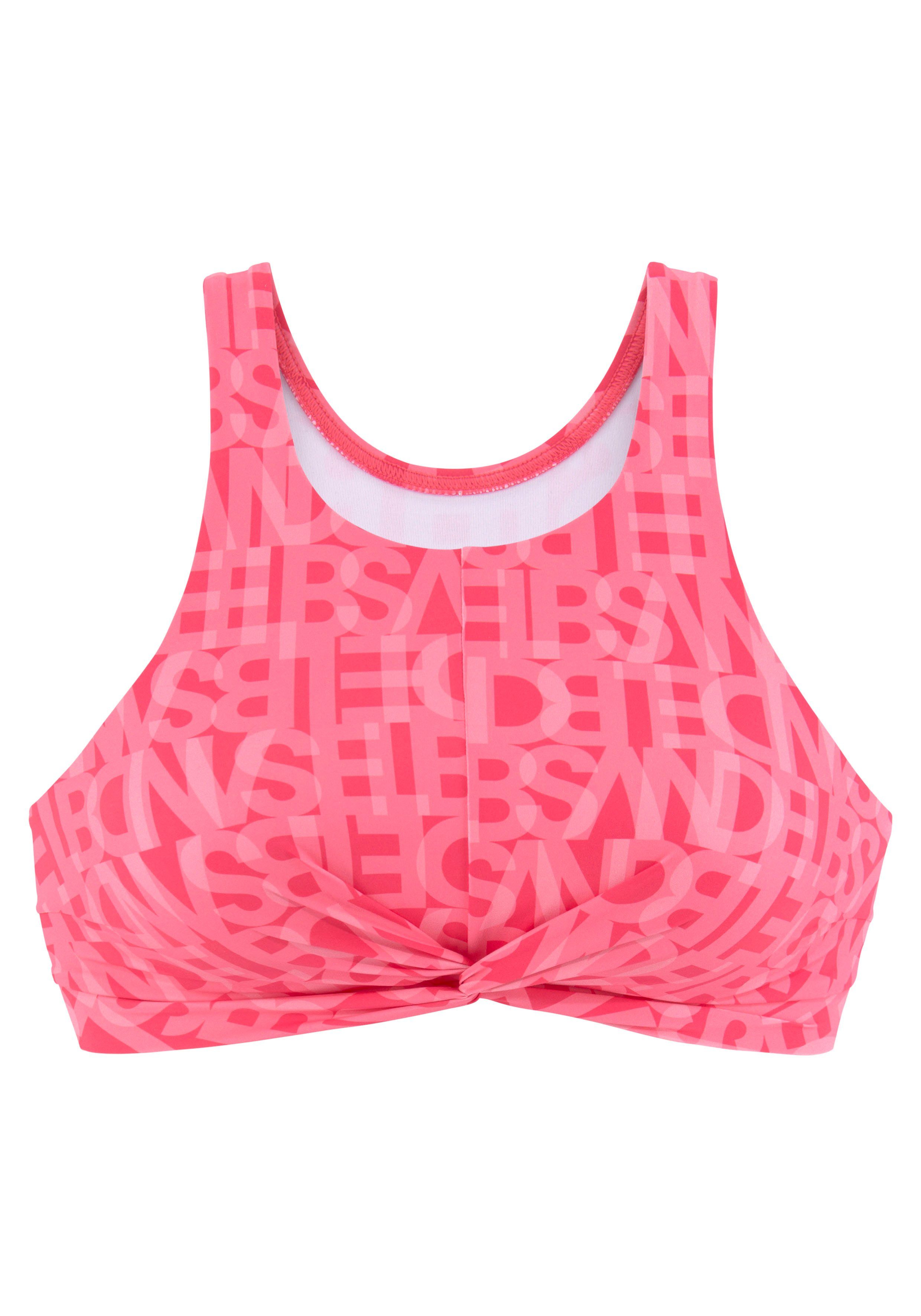 Elbsand Crop-Bikini-Top Letra, mit tollem Wording günstig online kaufen