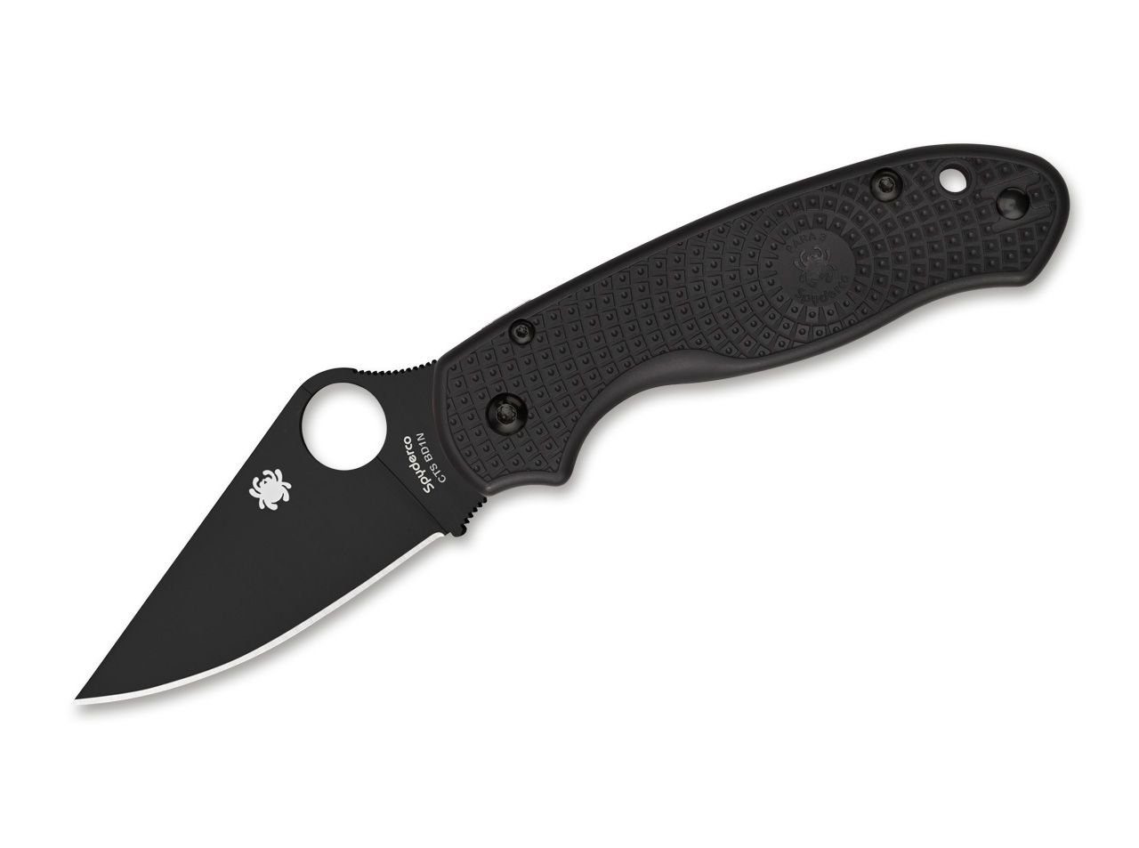 Spyderco Taschenmesser Taschenmesser Para 3 Lightweight All Black