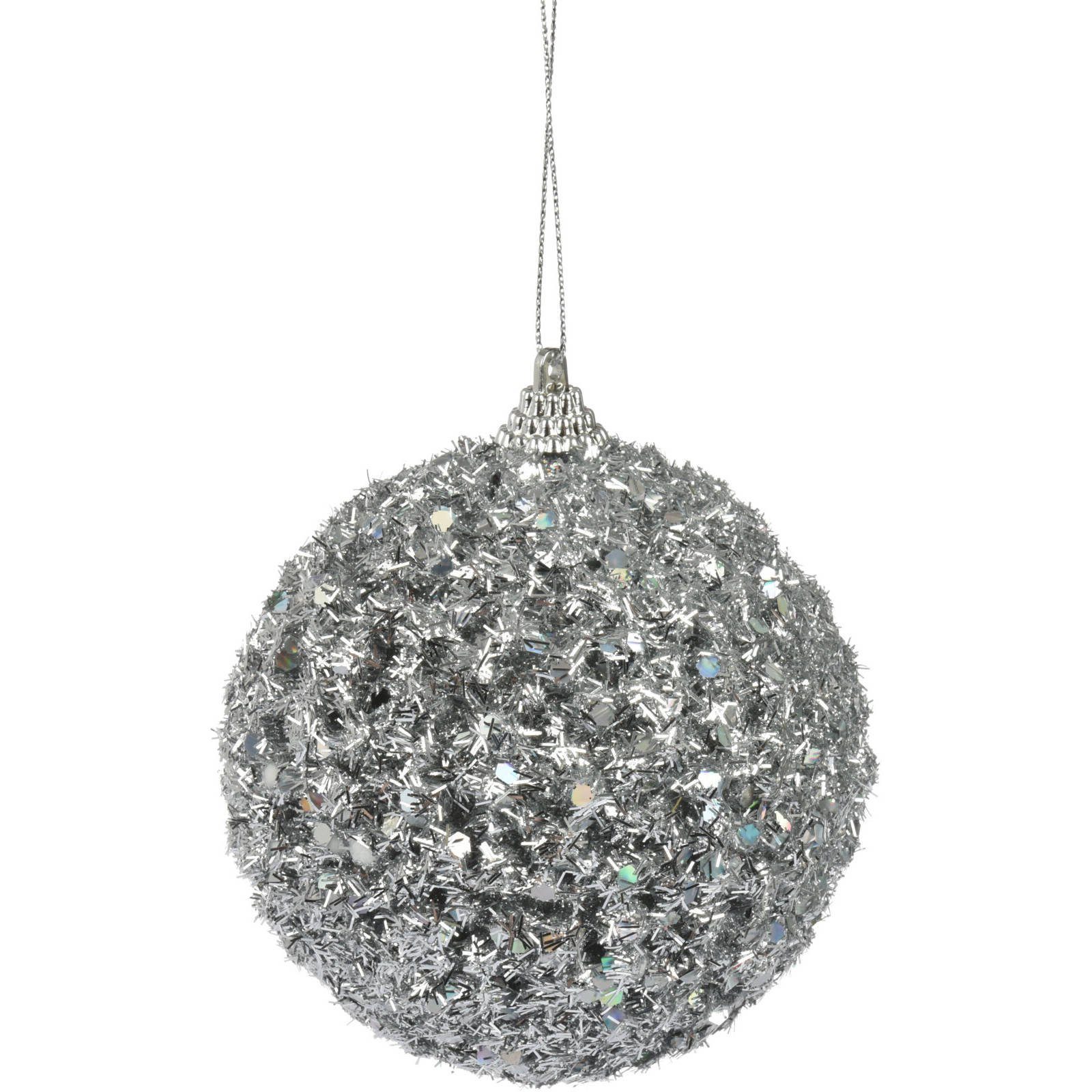 Home & styling collection Silber Weihnachtsbaumkugel