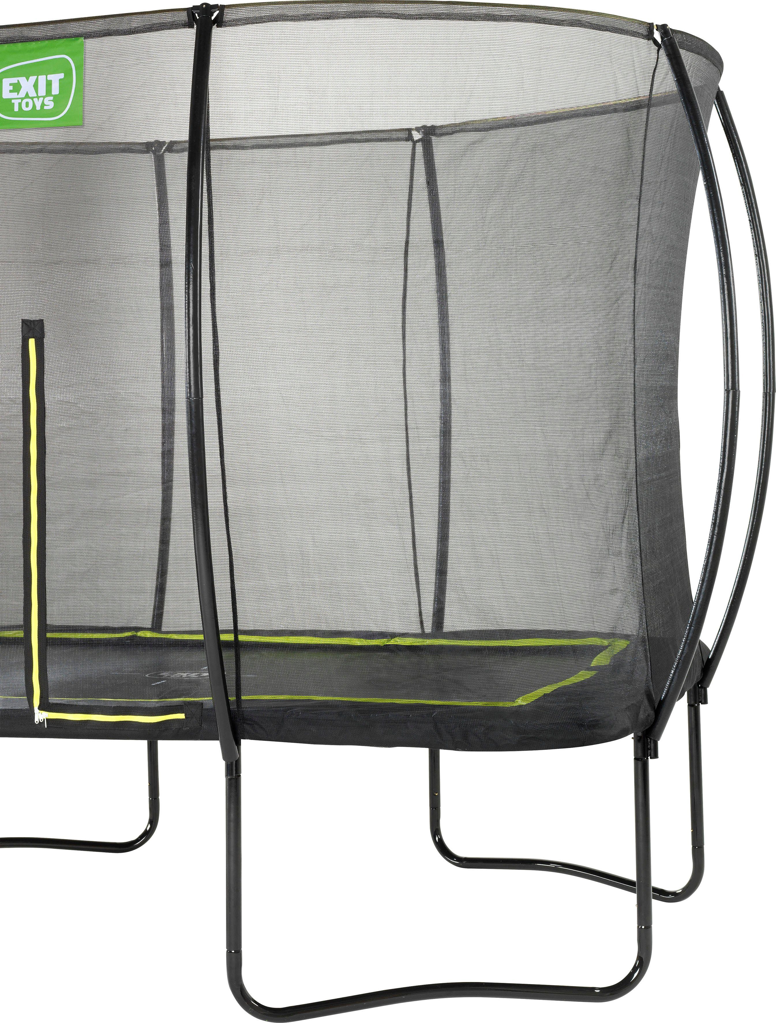 Gartentrampolin EXIT Silhouette, BxT: cm, mit 214x305 Sicherheitsnetz