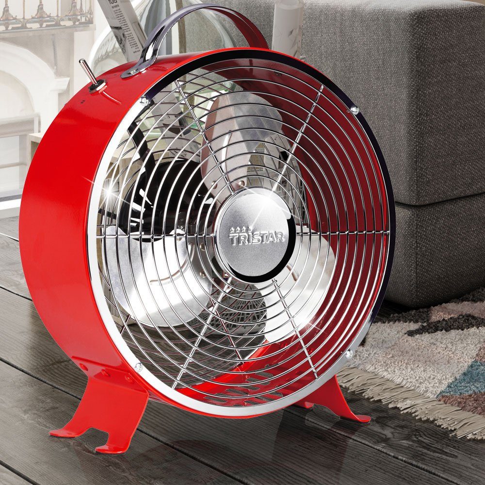 Tristar Tischventilator, Retro Standventilator Schalter 2-Stufen günstig online kaufen