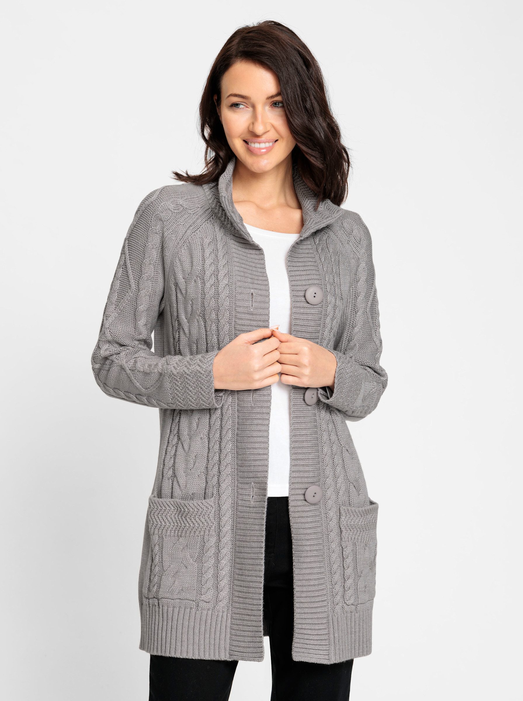 Witt Strickjacke Strickjacke Langarm