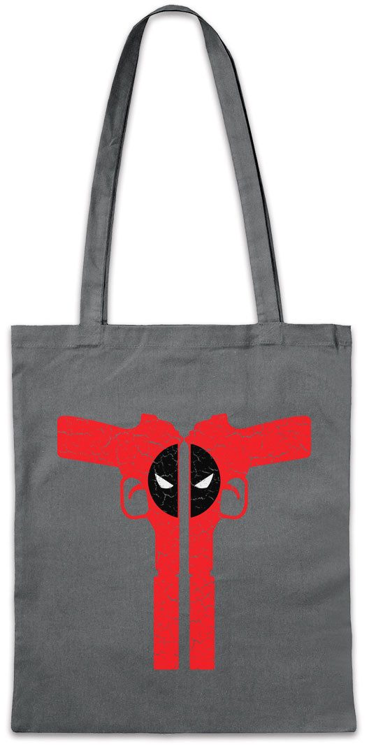 Beuteltasche Mutant Gun Silencer Stofftasche Vigilante Skull Punisher Logo Symbol