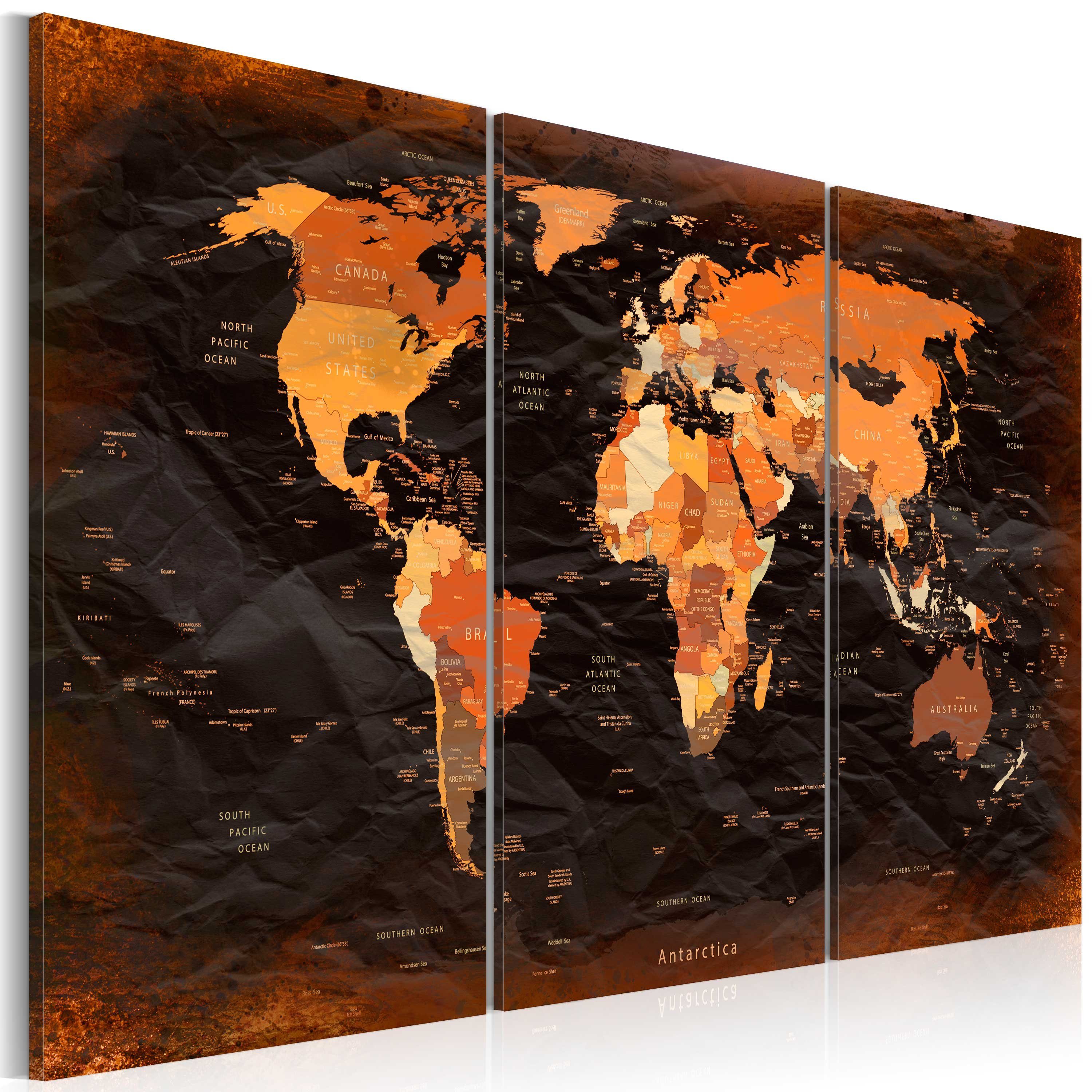 Artgeist Wandbild Remarkable Map