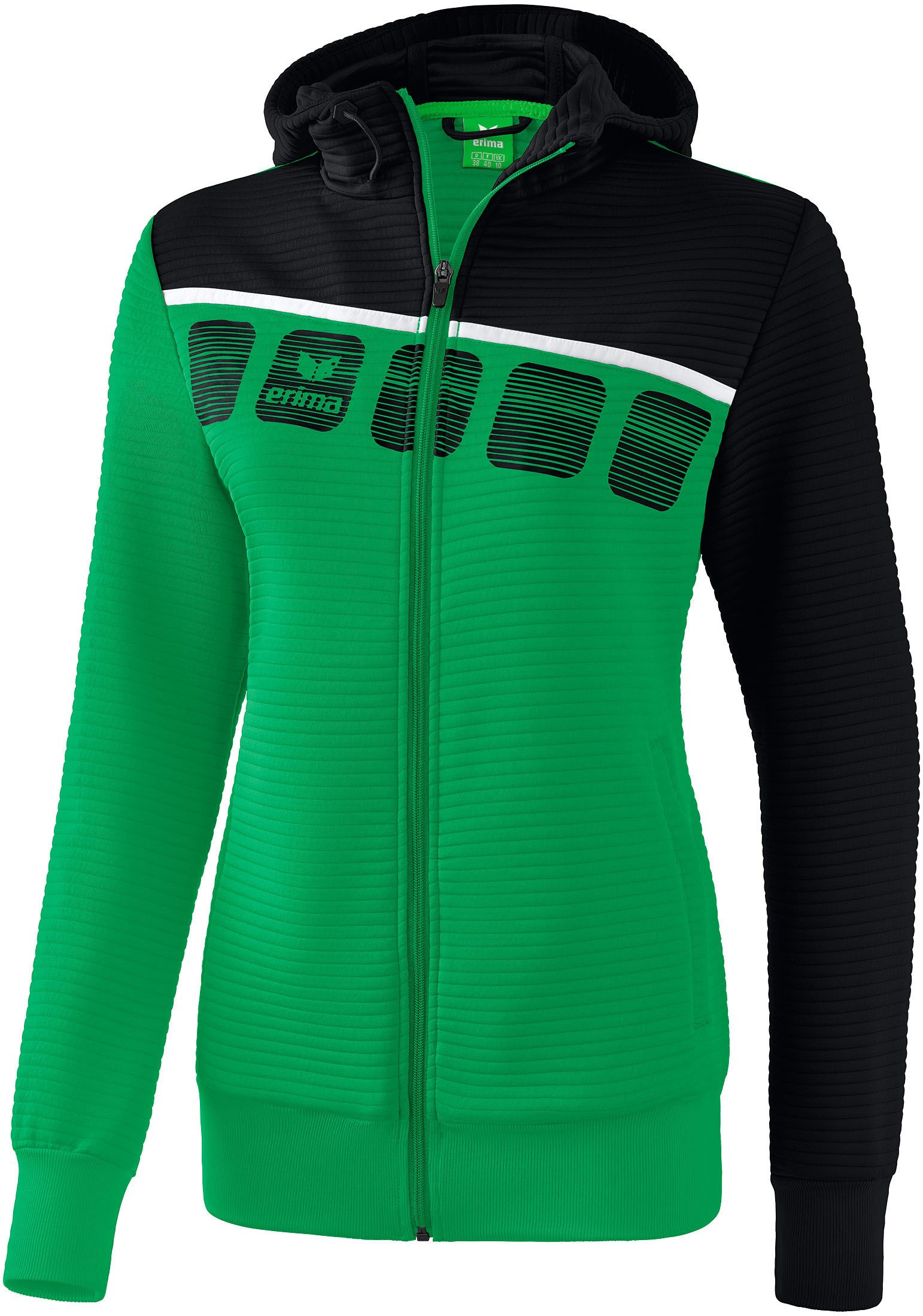 Trainingsjacke Damen 5-C Trainingsjacke mit Kapuze