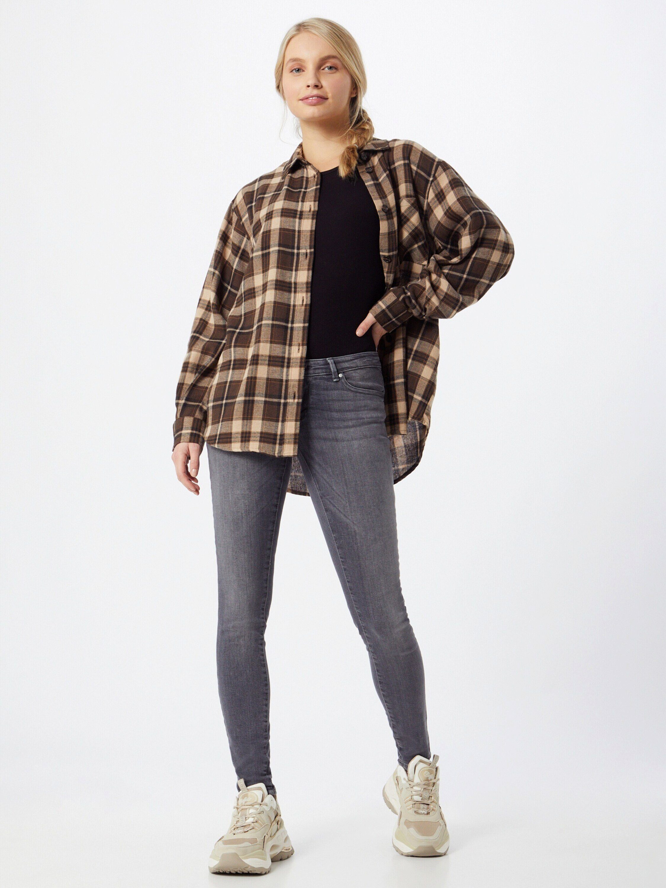 ONLY 7/8-Jeans CORAL (1-tlg) Plain/ohne Details