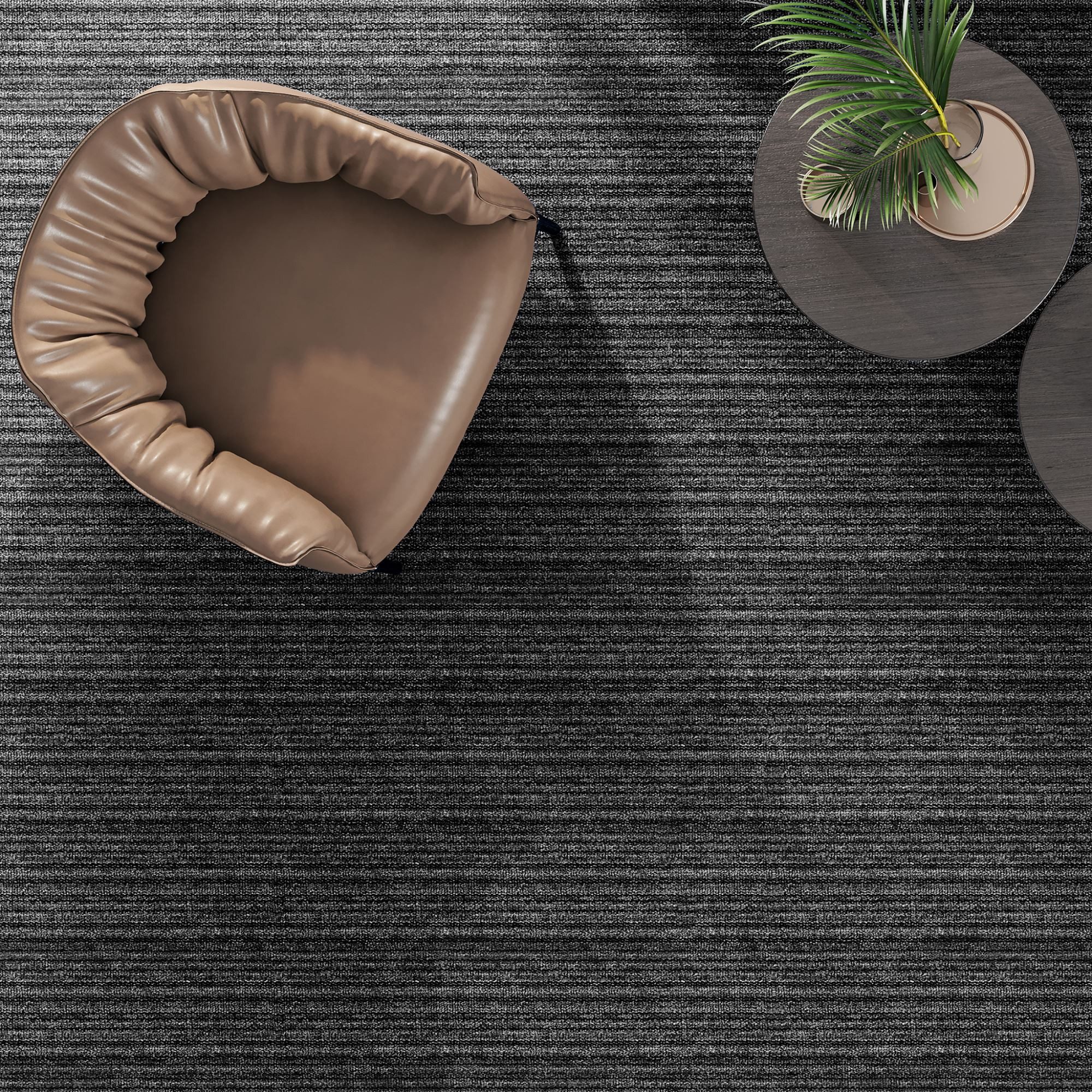 Steffensmeier Teppichfliese Chicago Paket 20Stück - 5m², Rechteckig, Teppichfliese 50x50 cm Gewerbeeignung