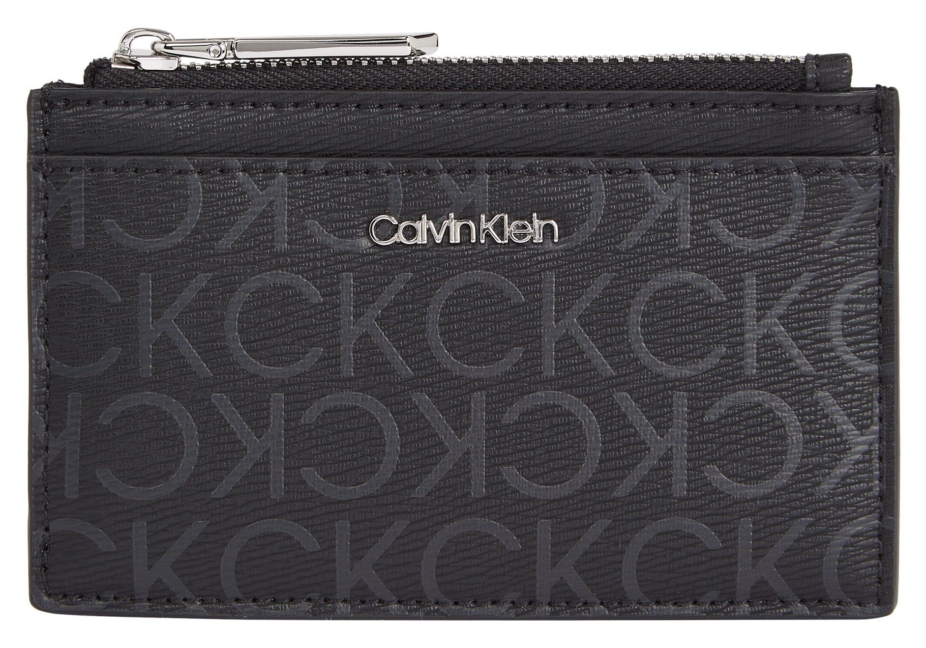 Calvin Klein Kartenetui CK MUST LG CARDHOLDER_EPI MONO, Geldbörse Portemonnaie Herrenbörse Recycelte Materialien