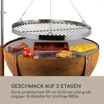 blumfeldt Feuerschale Fire Globe, (Set, no), Garten mit Grill Feuerkorb Feuerstelle Outdoor