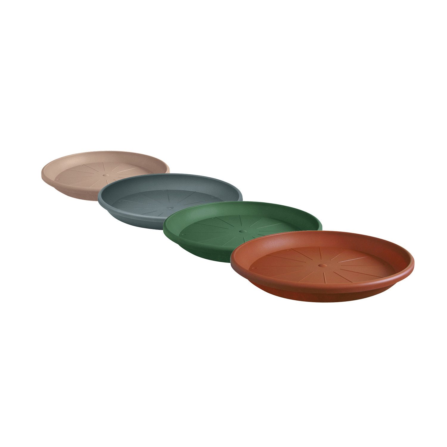 Geli Blumentopfuntersetzer Untersetzer CYLINDRO rund aus Kunststoff