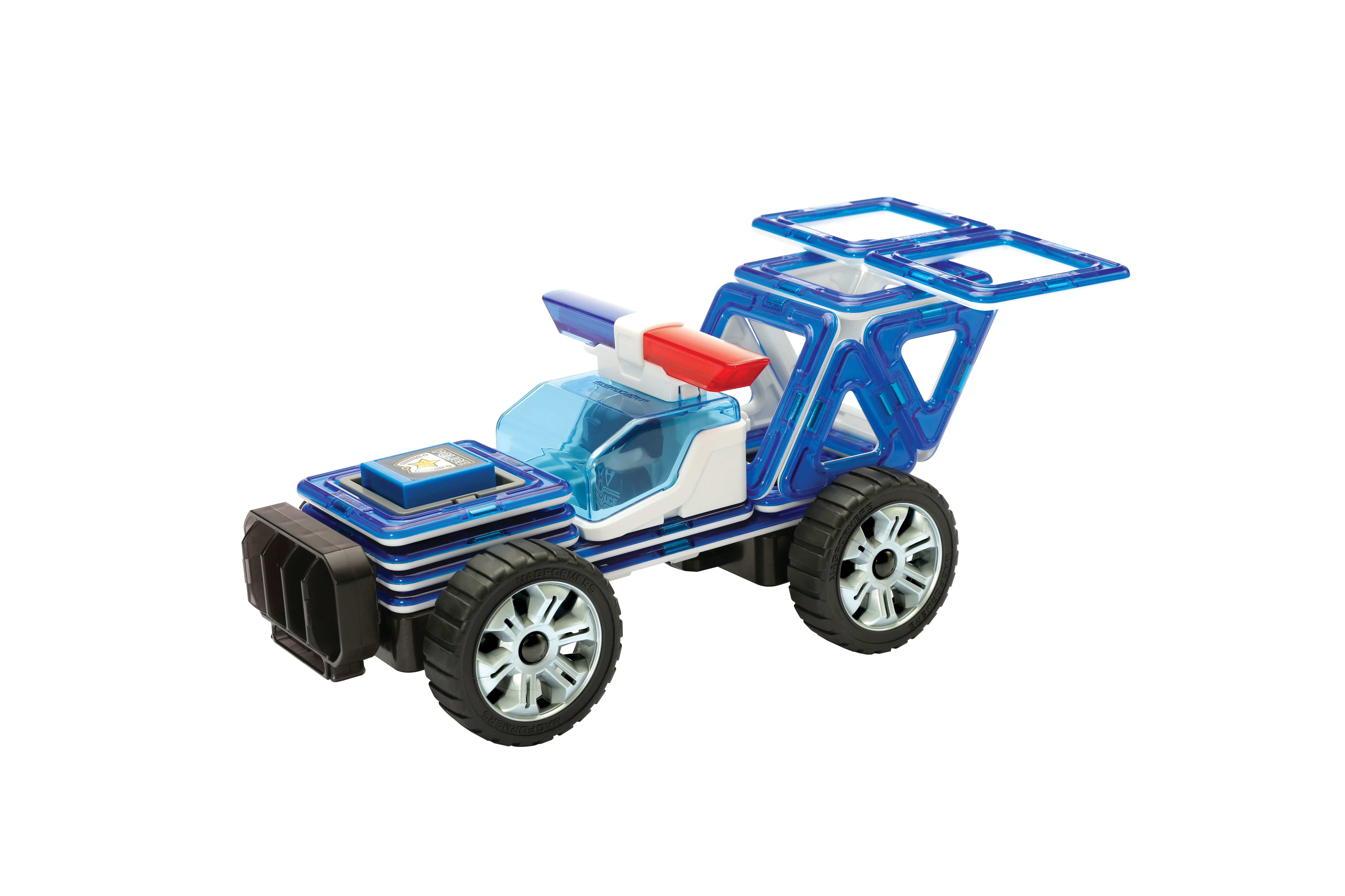 MAGFORMERS 278-55 - Magformers Amazing Police Set Magnetspielbausteine, (50 St)