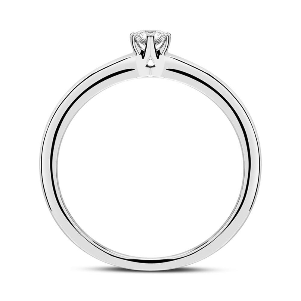 Unique Goldring Ring 585er Weißgold Dia...