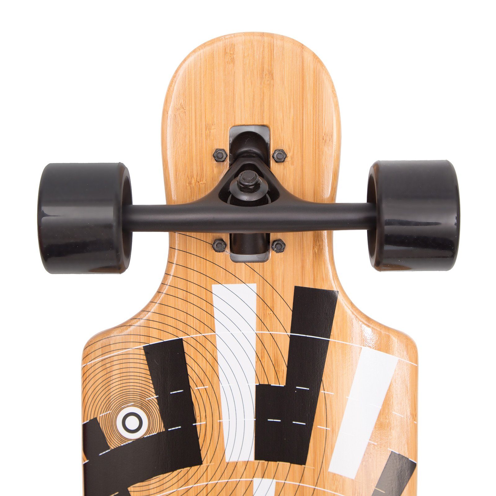Apollo Longboard Twin Tip DT Longboard 40", aus Holz mehrlagig verleimt für Idealen Flex & Stabilität