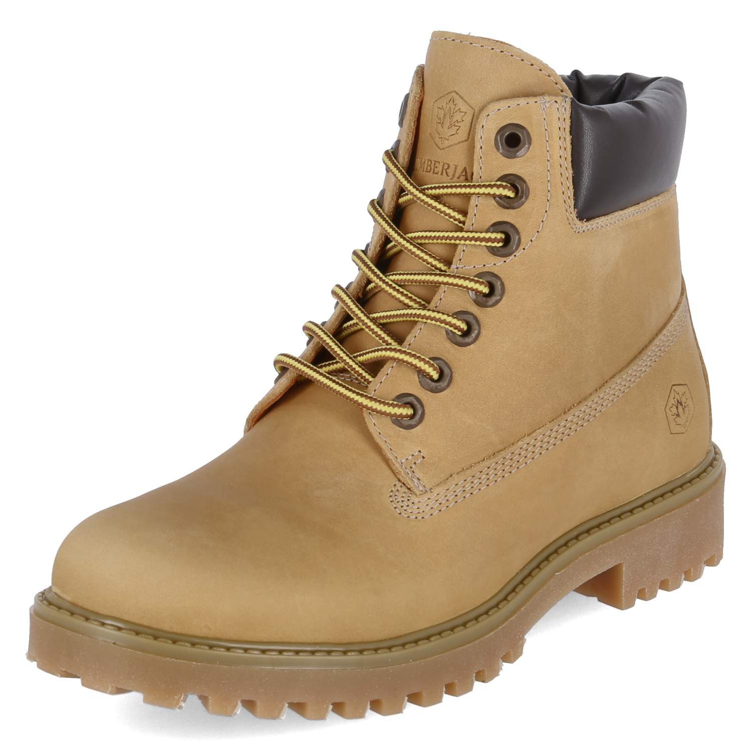 LUMBERJACK Lumberjack 102217664 Herren Leder und Synthetik beige Schnürstiefel